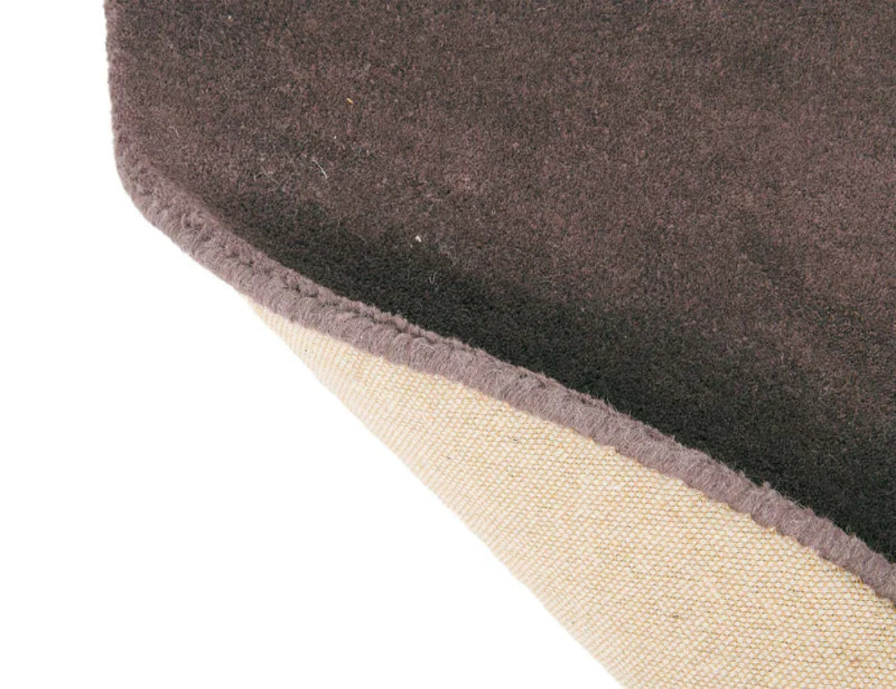 Round carpet Tranquility Aubergine brown