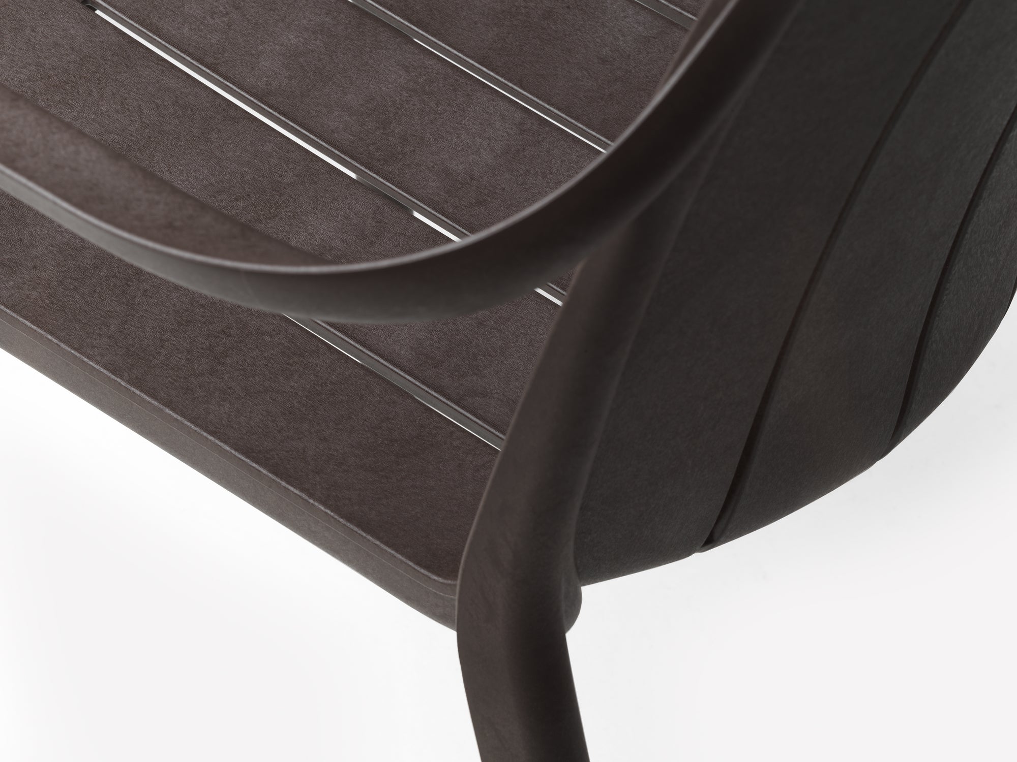 Venkovní křeslo TIBERINA REGENERATION zemité hnědé