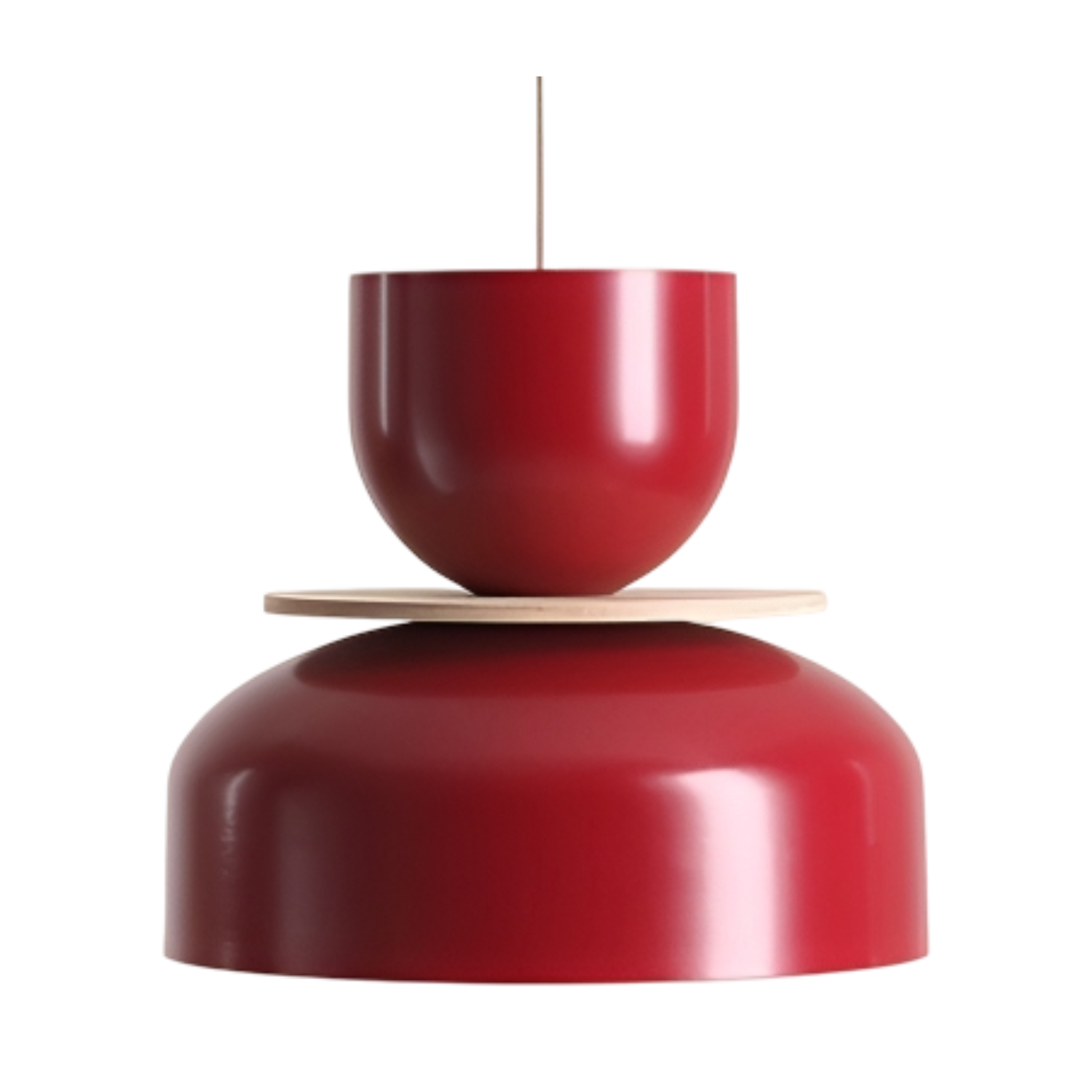 Lampa wisząca UTO bordowy – Artera