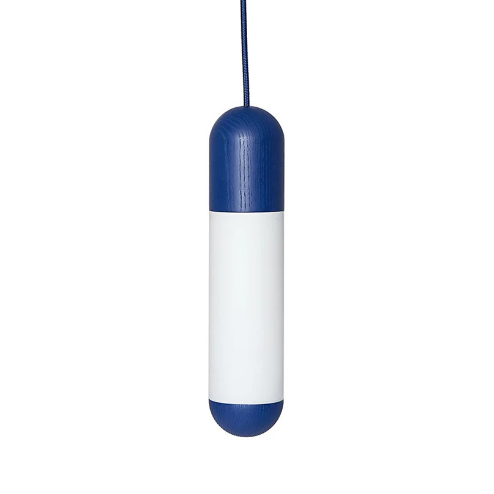 FUNSUI pendant lamp in navy blue