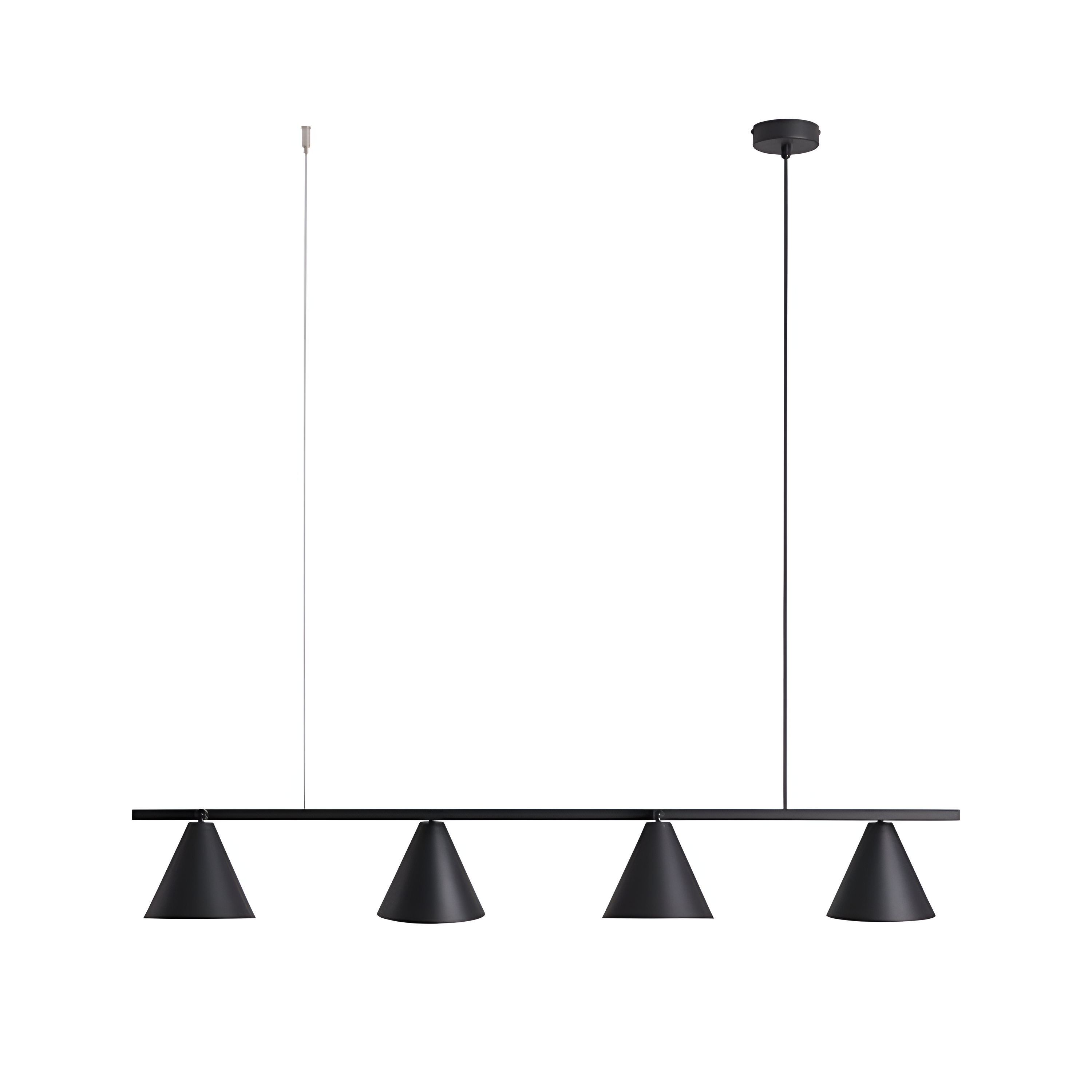 Hanging lamp Quatro black