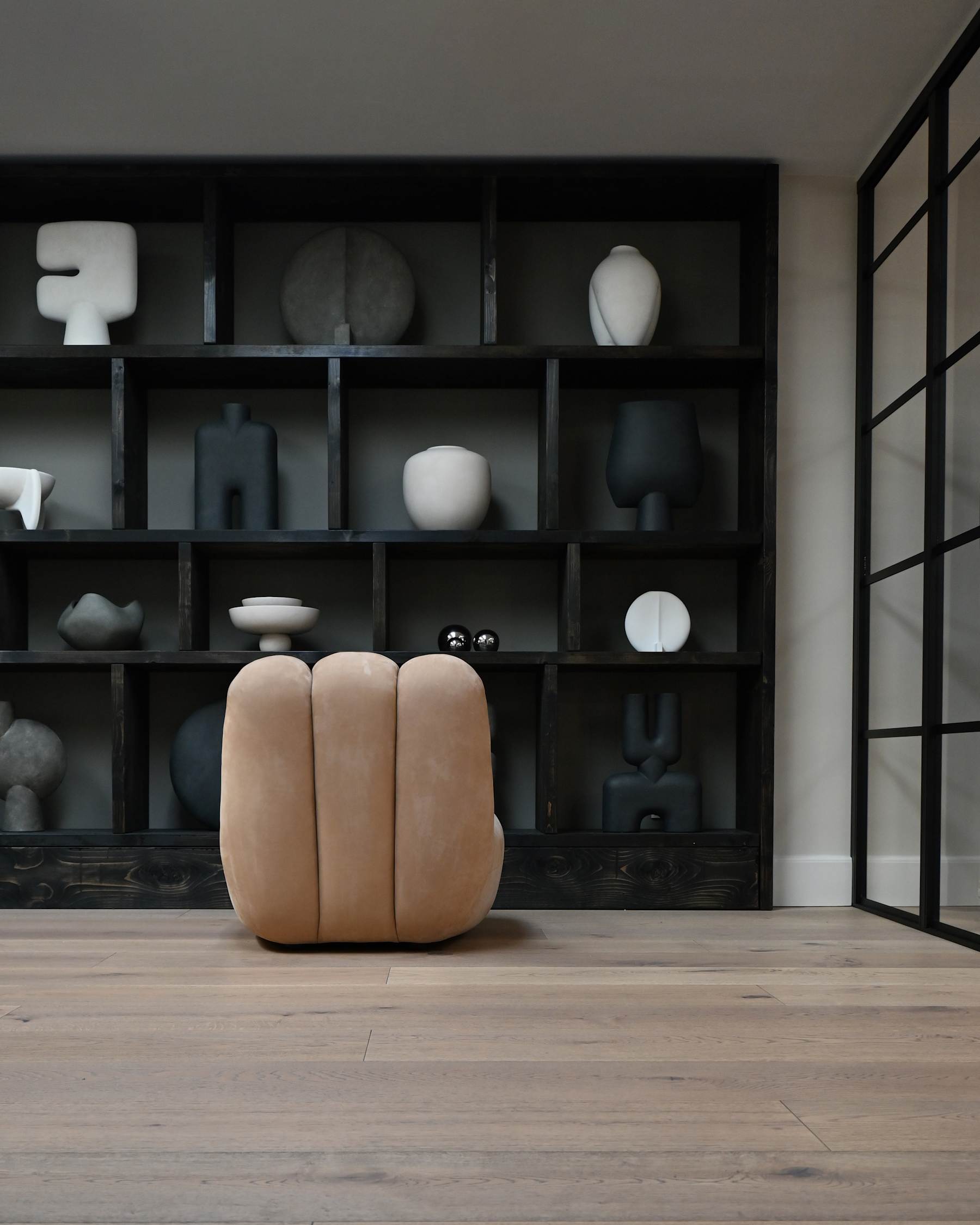 TOE Armchair Beige Nubuck Leather