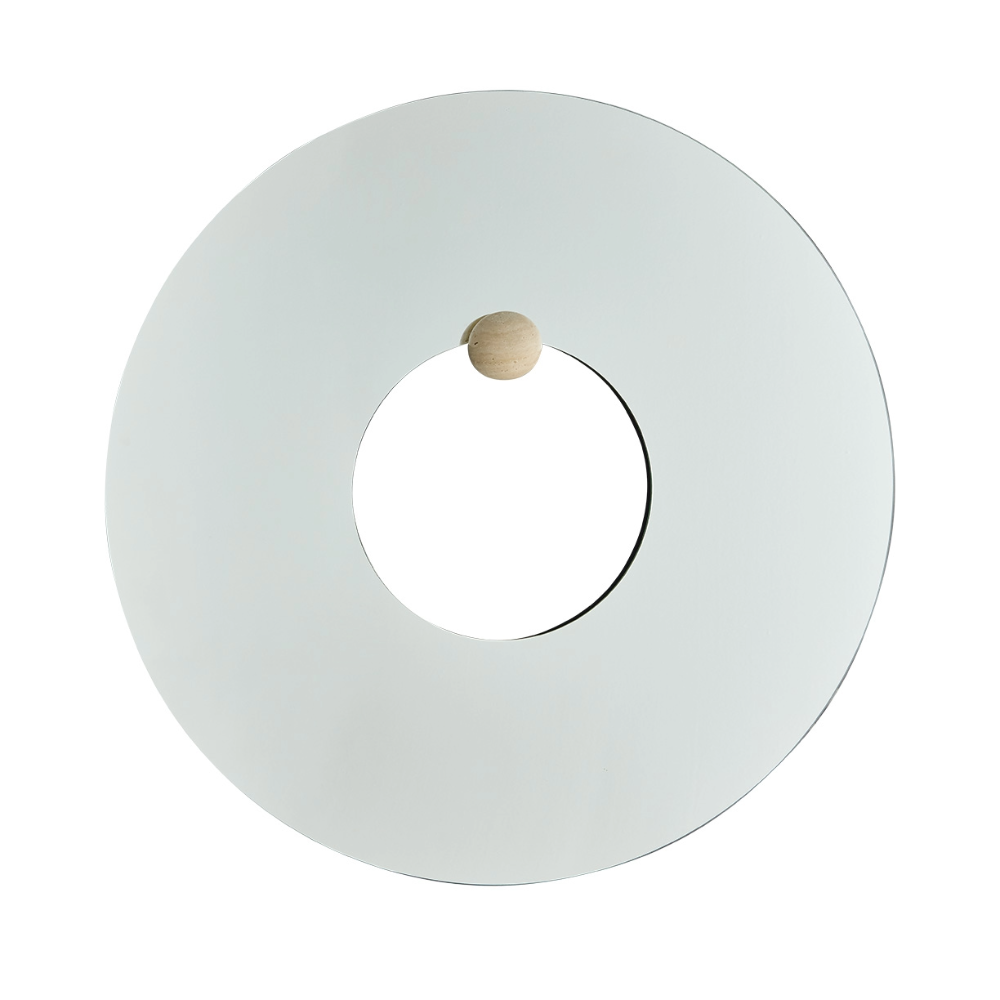 Kruhový lustr CASTELLUM travertin