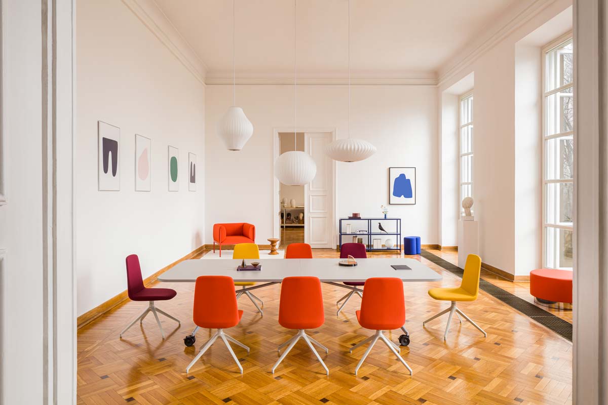 Otáčecí židle ULTI s hliníkovou základnou