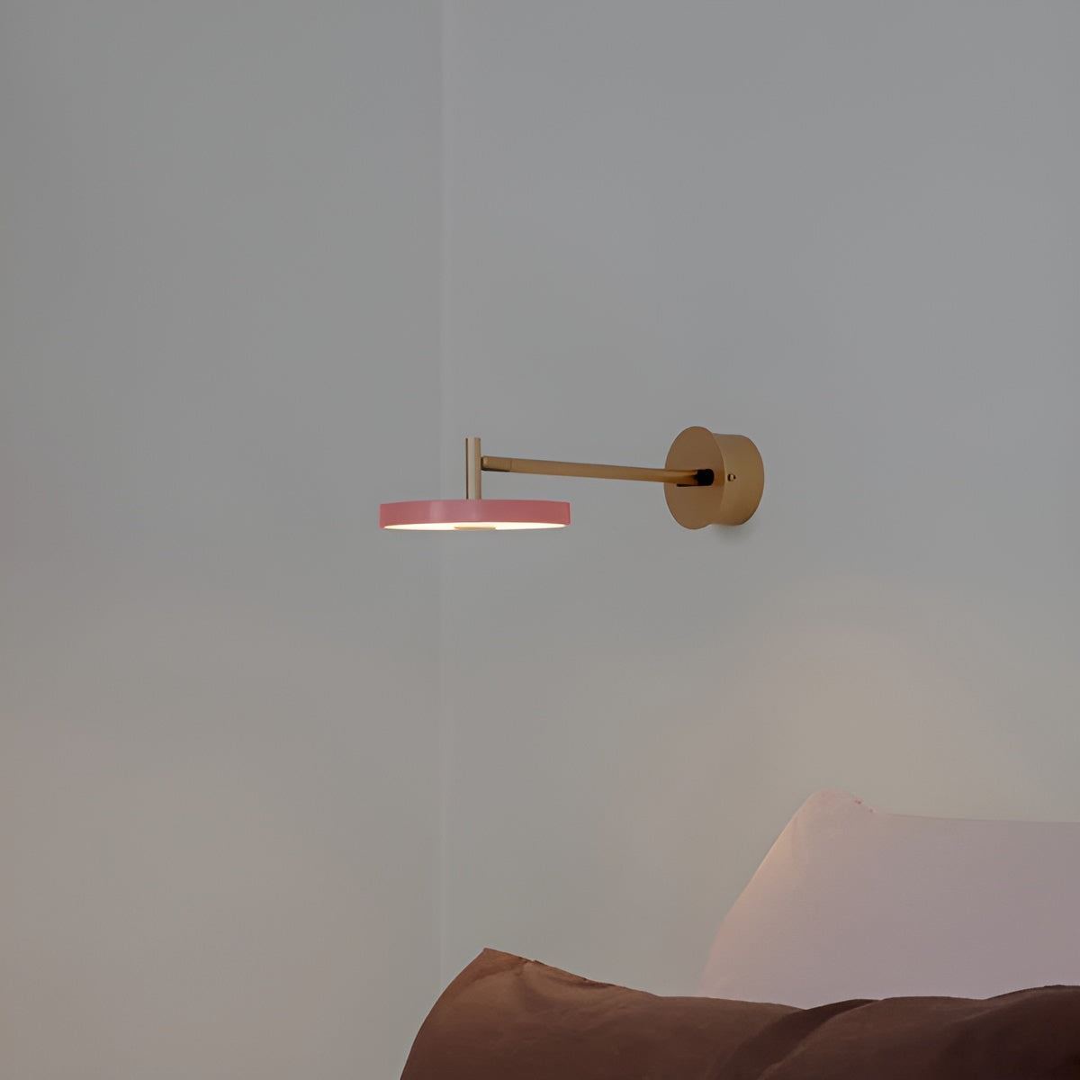 Nástěnná lampa ASTERIA WALL růžová