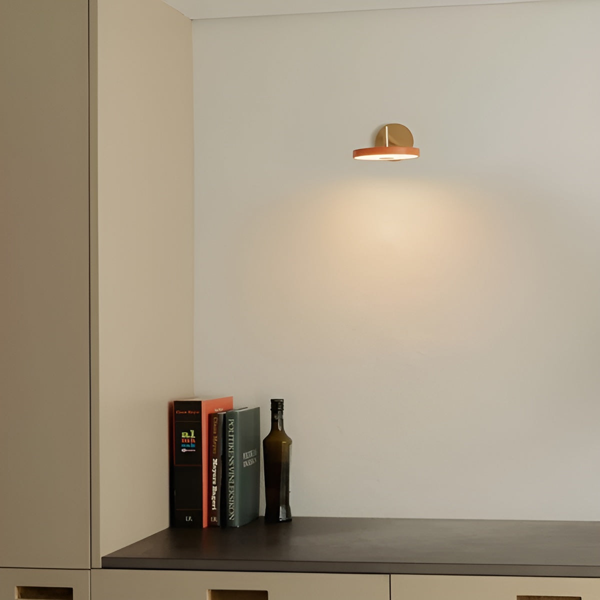 Asteria Wall Adjustable Arm Wall Lamp Orange