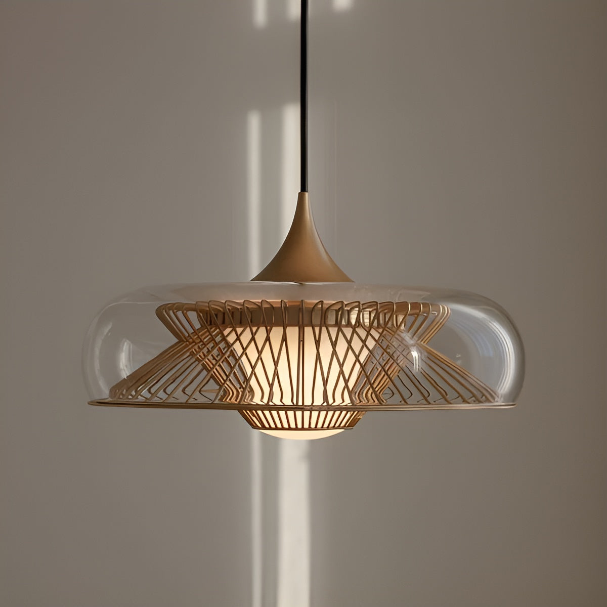 CHORDIS gold pendant lamp shade