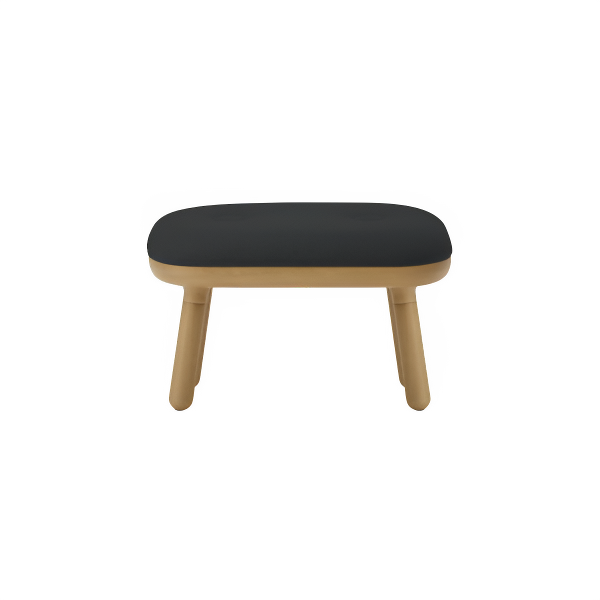 PAFF anthracite stool with oak base