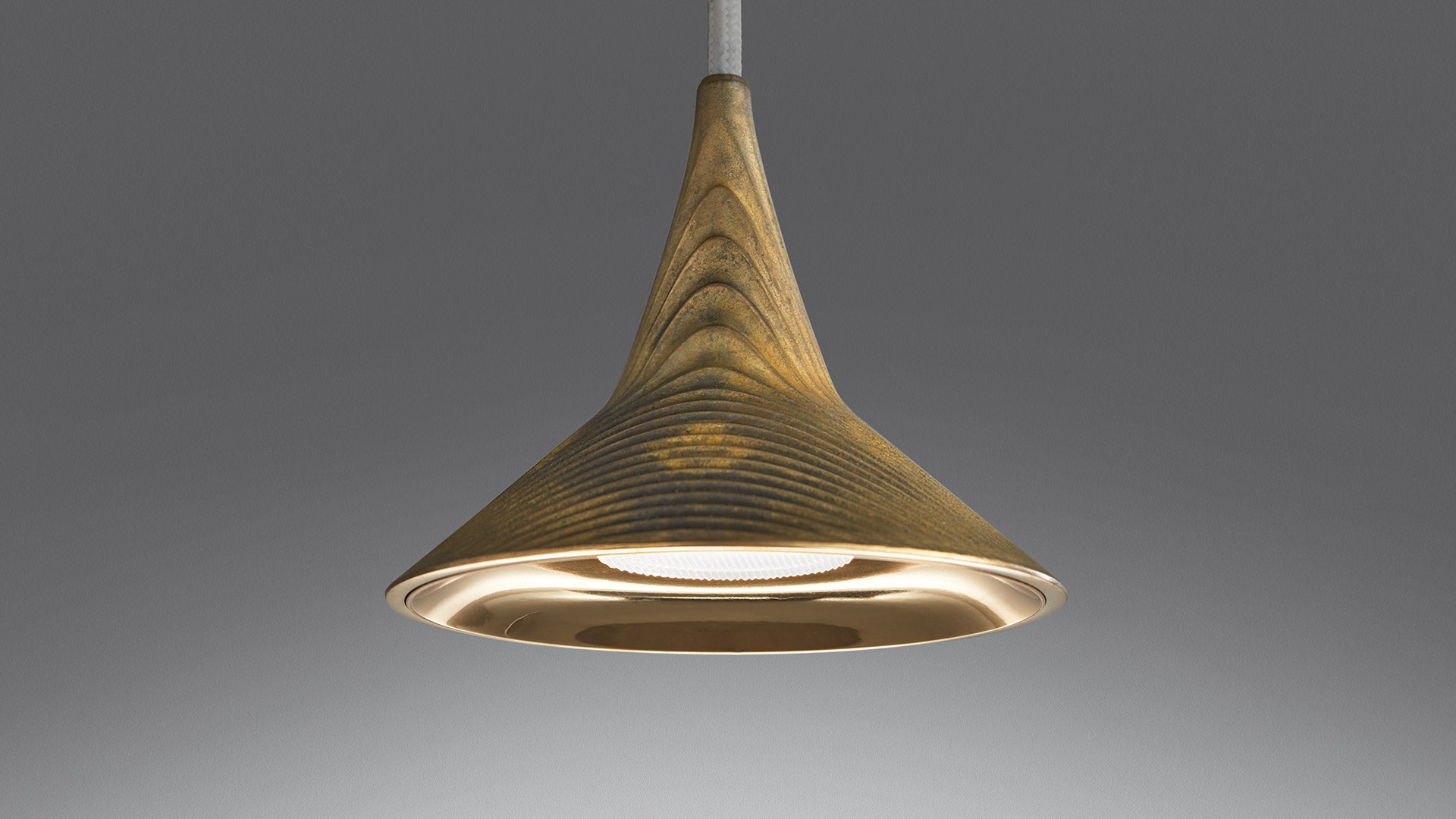 Pendant Lamp UNTERLINDEN Brass