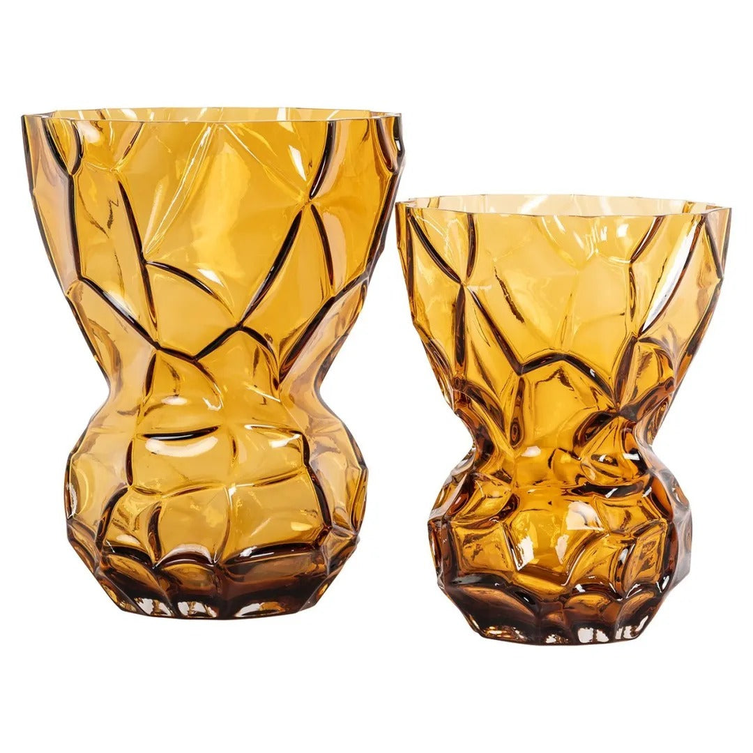 MASON amber vase