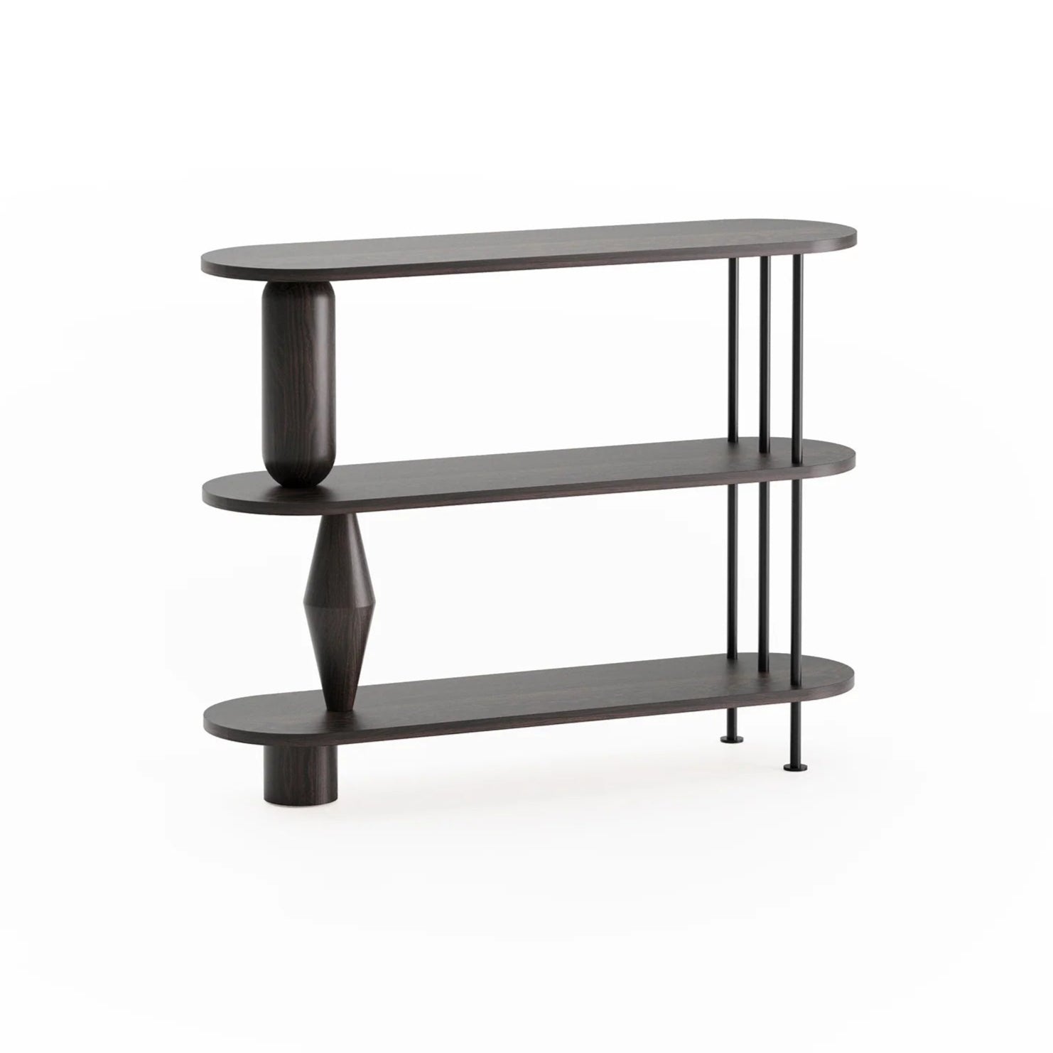 VAZOO Shelf in Ebony Oak Wood