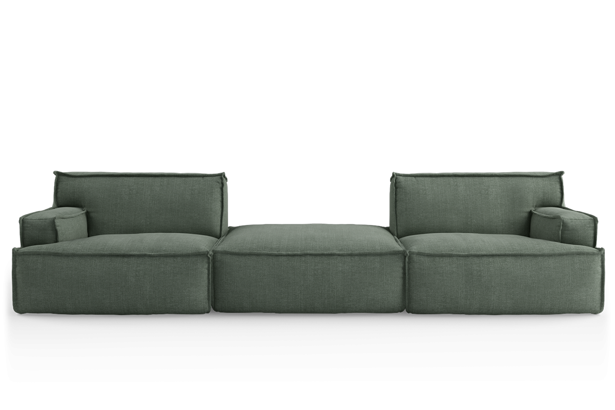 4-Person Modular Sofa with Ottoman DRIFTER Upholstered