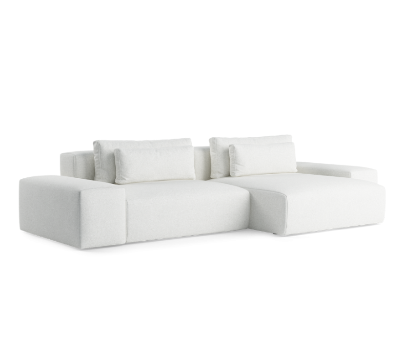 Modulární rohová sedačka pro 3 osoby pravostranná FLAVIO čalouněná