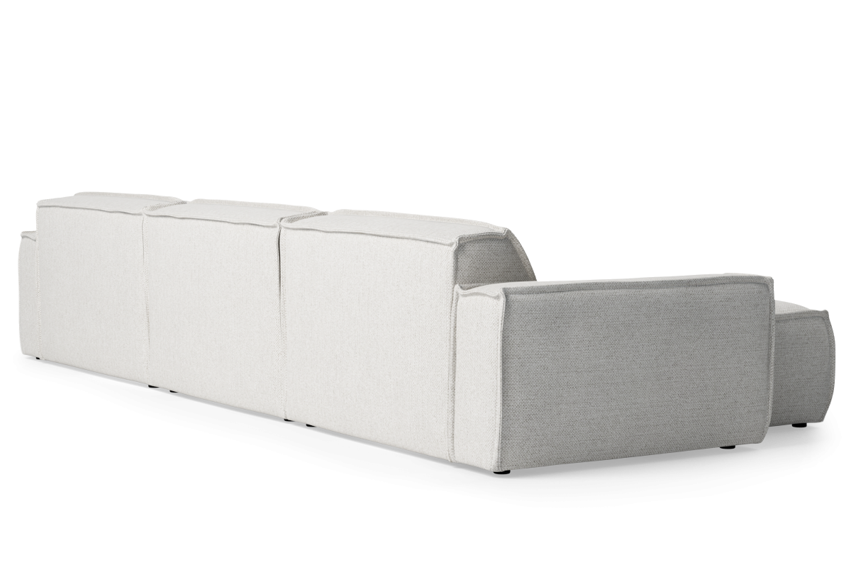 LUMO Upholstered Left-Hand Modular Sofa for 5 People