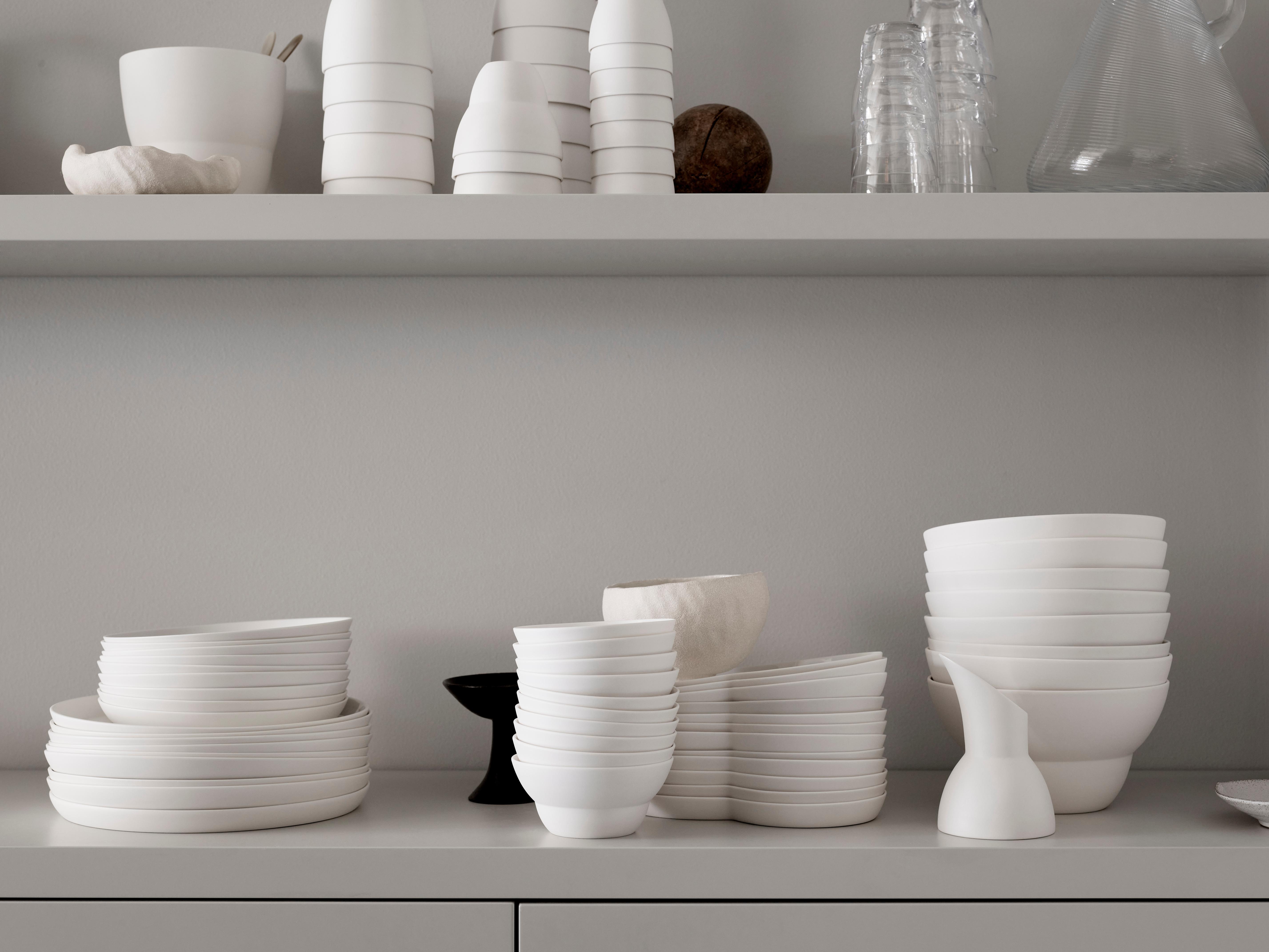 Sada talířů VIPP bílá porcelána