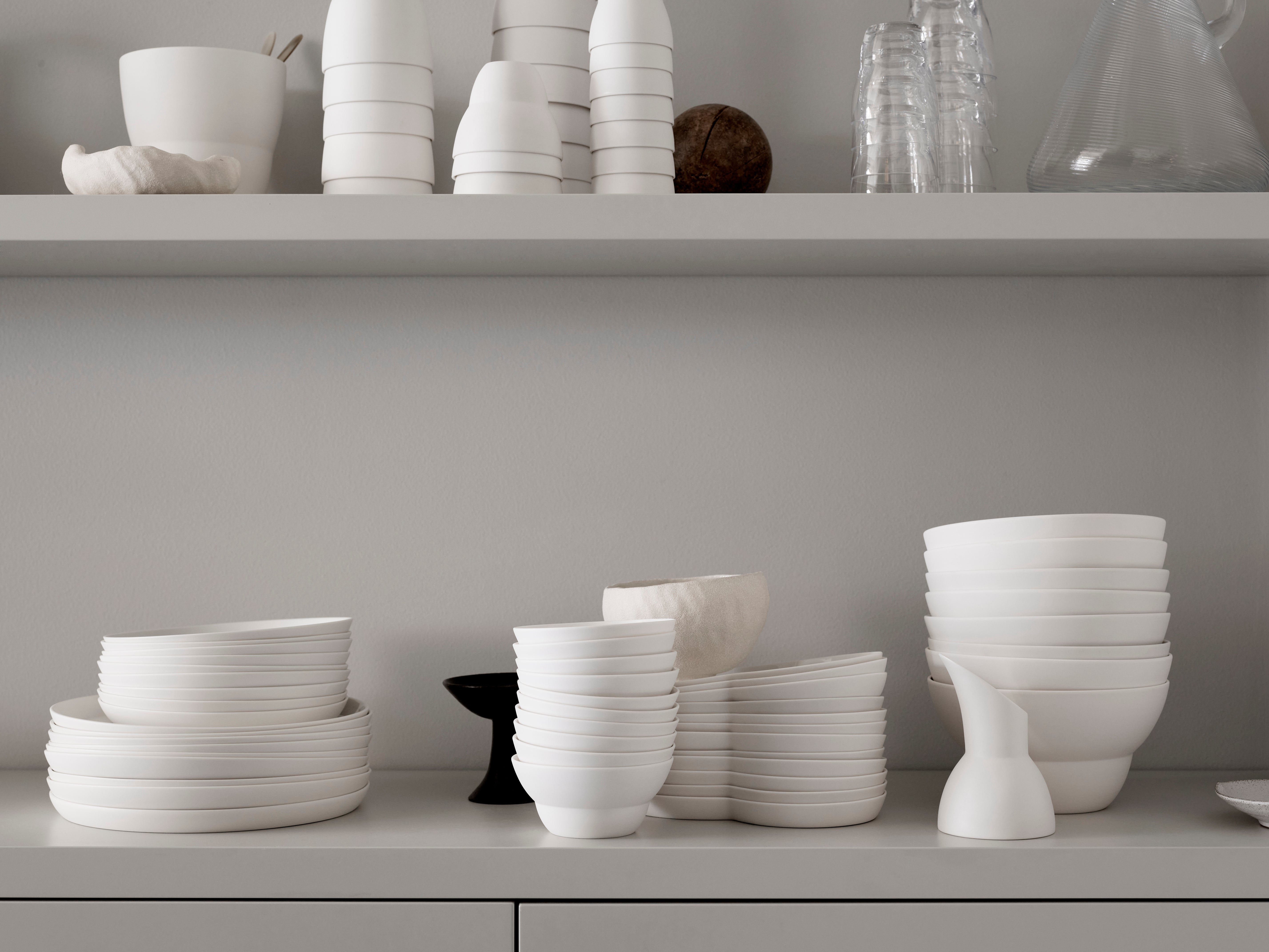 VIPP White Porcelain Salad Bowl