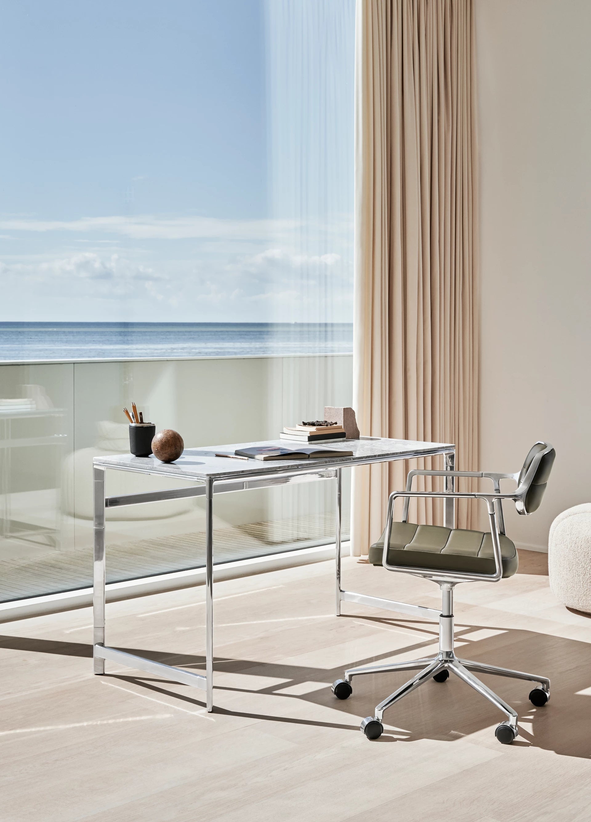 STUDIO desk with marble top [Antonina] [Amelia spr]