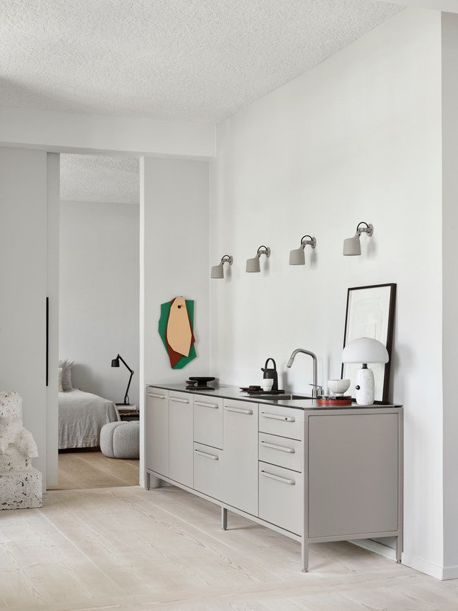 Nástěnná lampa 524 šedá metalická
