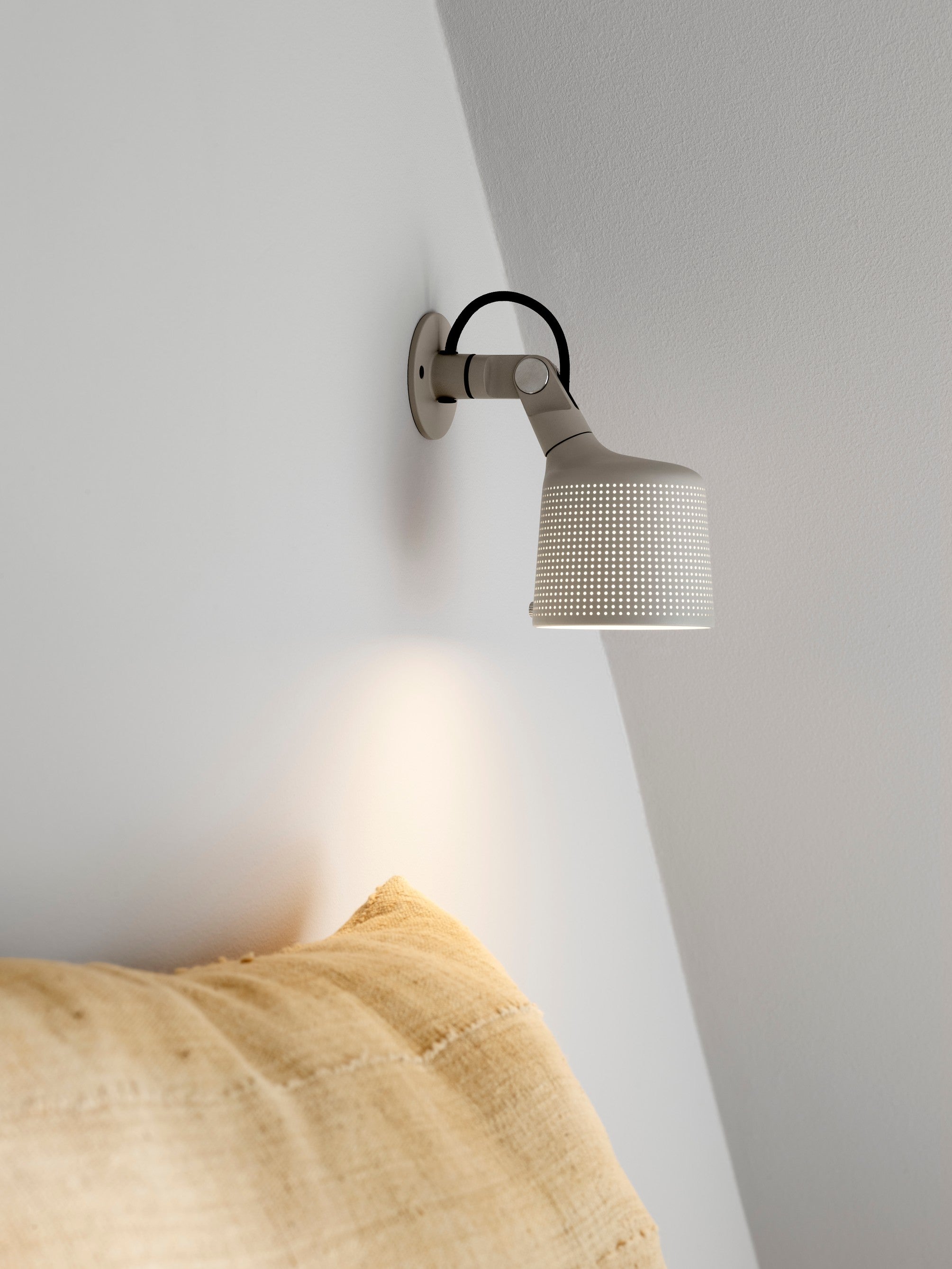 Nástěnná lampa 524 šedá metalická
