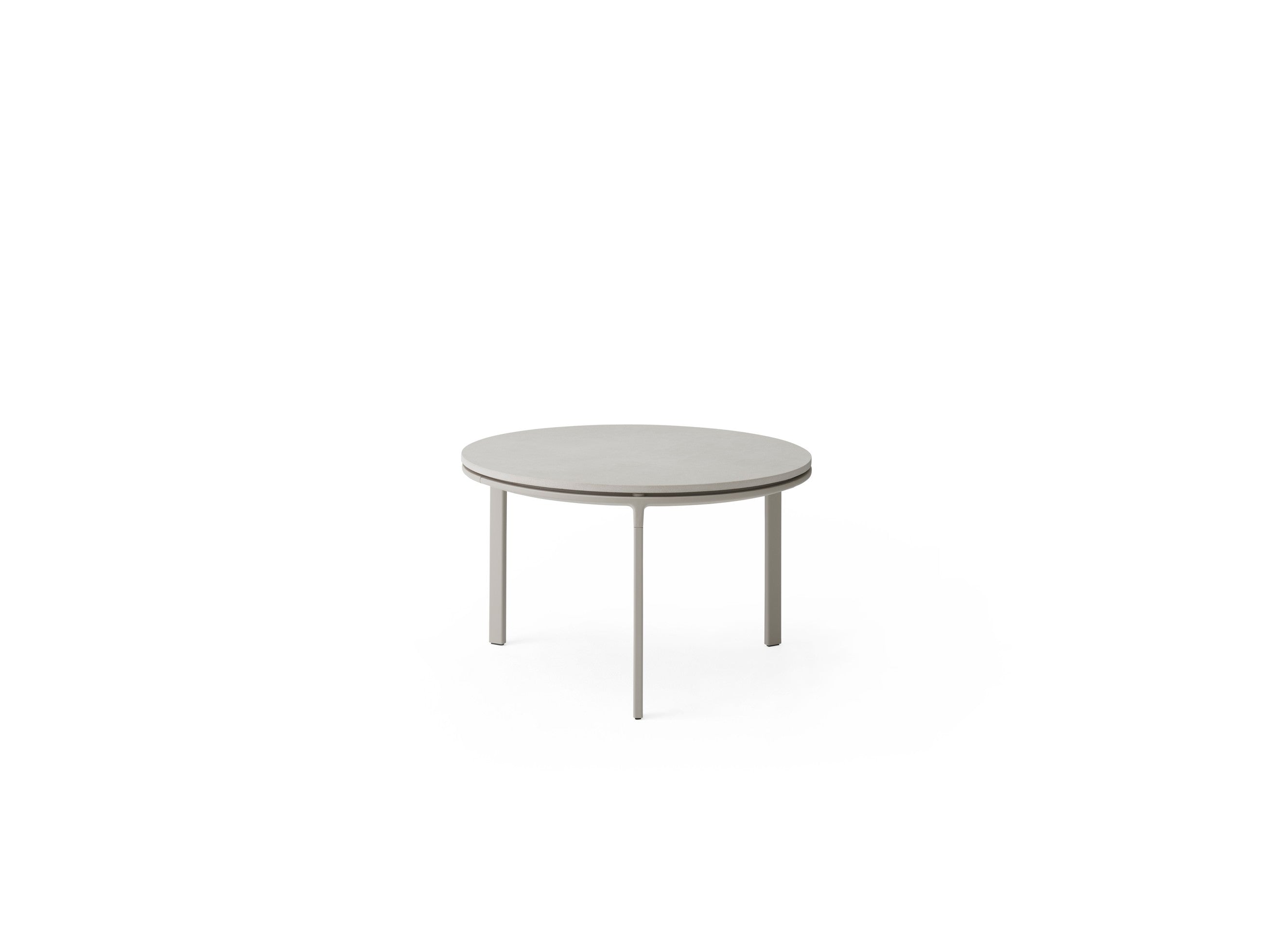 Stolik kawowy zewnętrzny 714 jasnoszary z ceramicznym blatem – ceramika