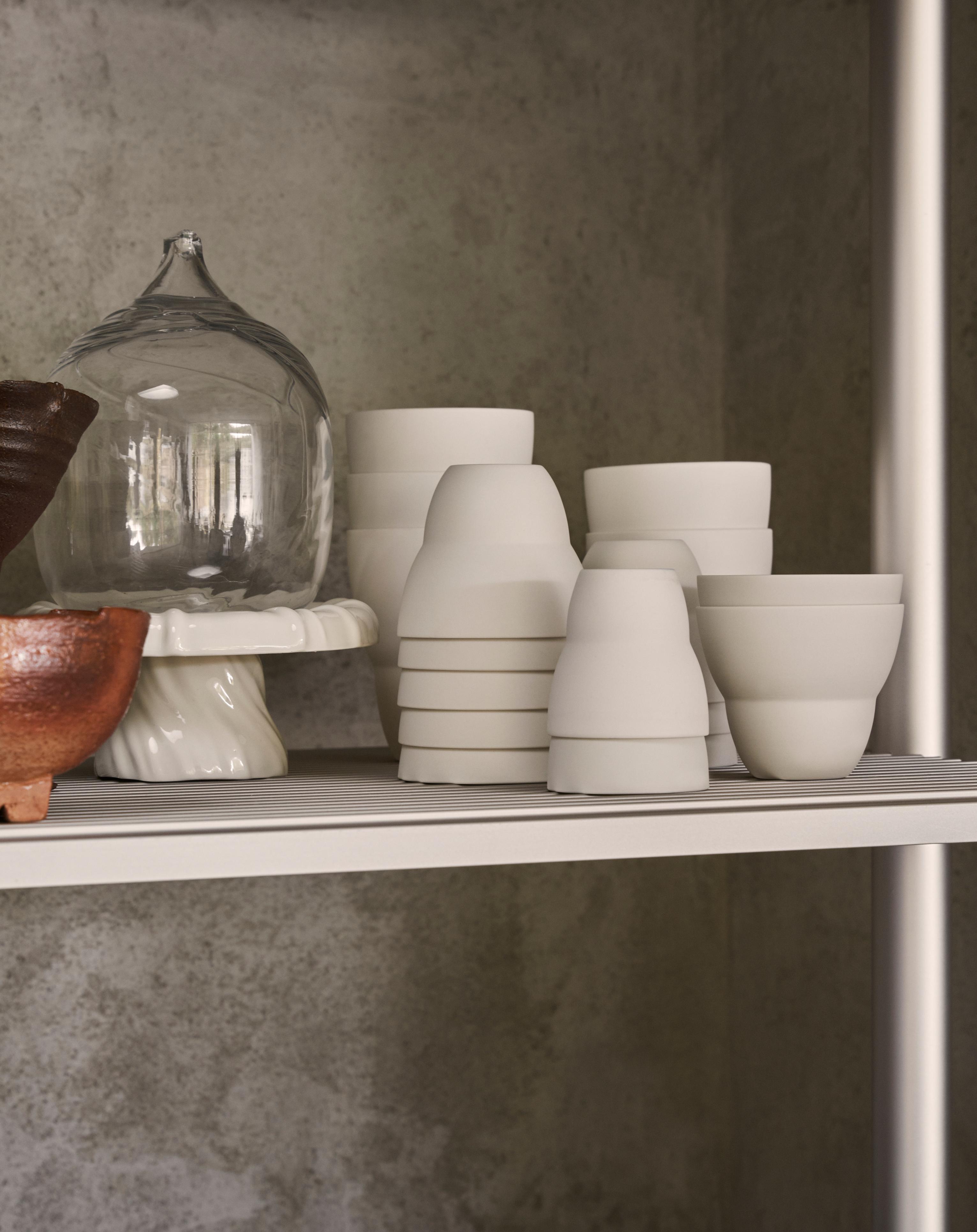 Sada hrnků VIPP bílá porcelán