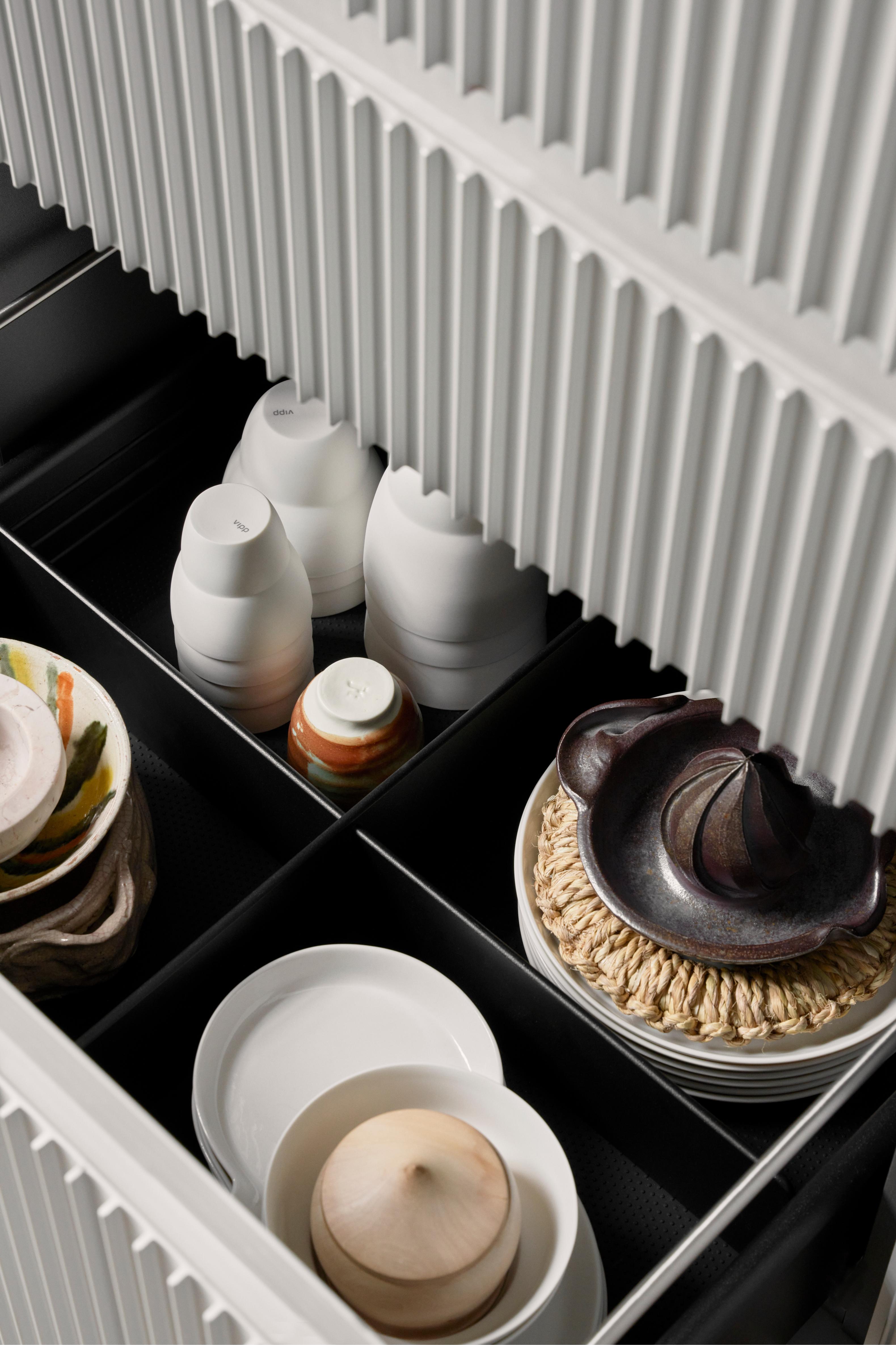 Sada hrnků VIPP bílá porcelán