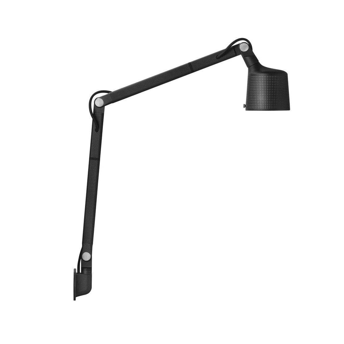 Wall lamp with arm 522 black metal