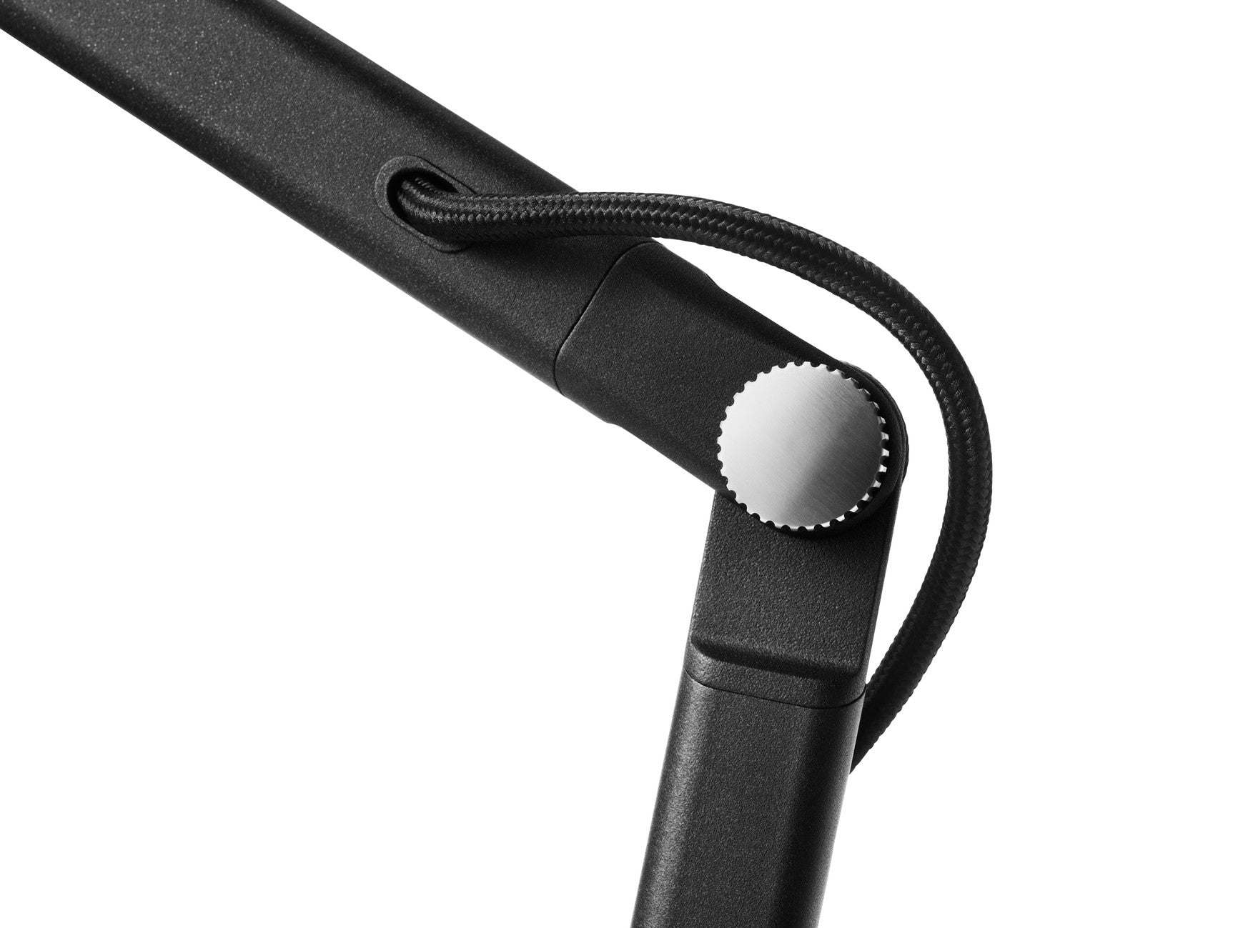 Lampa podłogowa 525 czarny metal z oświetleniem LED