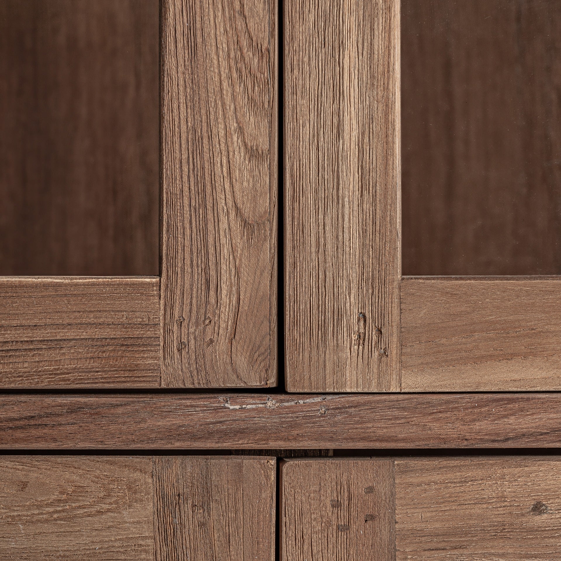 HELMOND Display Cabinet Recycled Wood