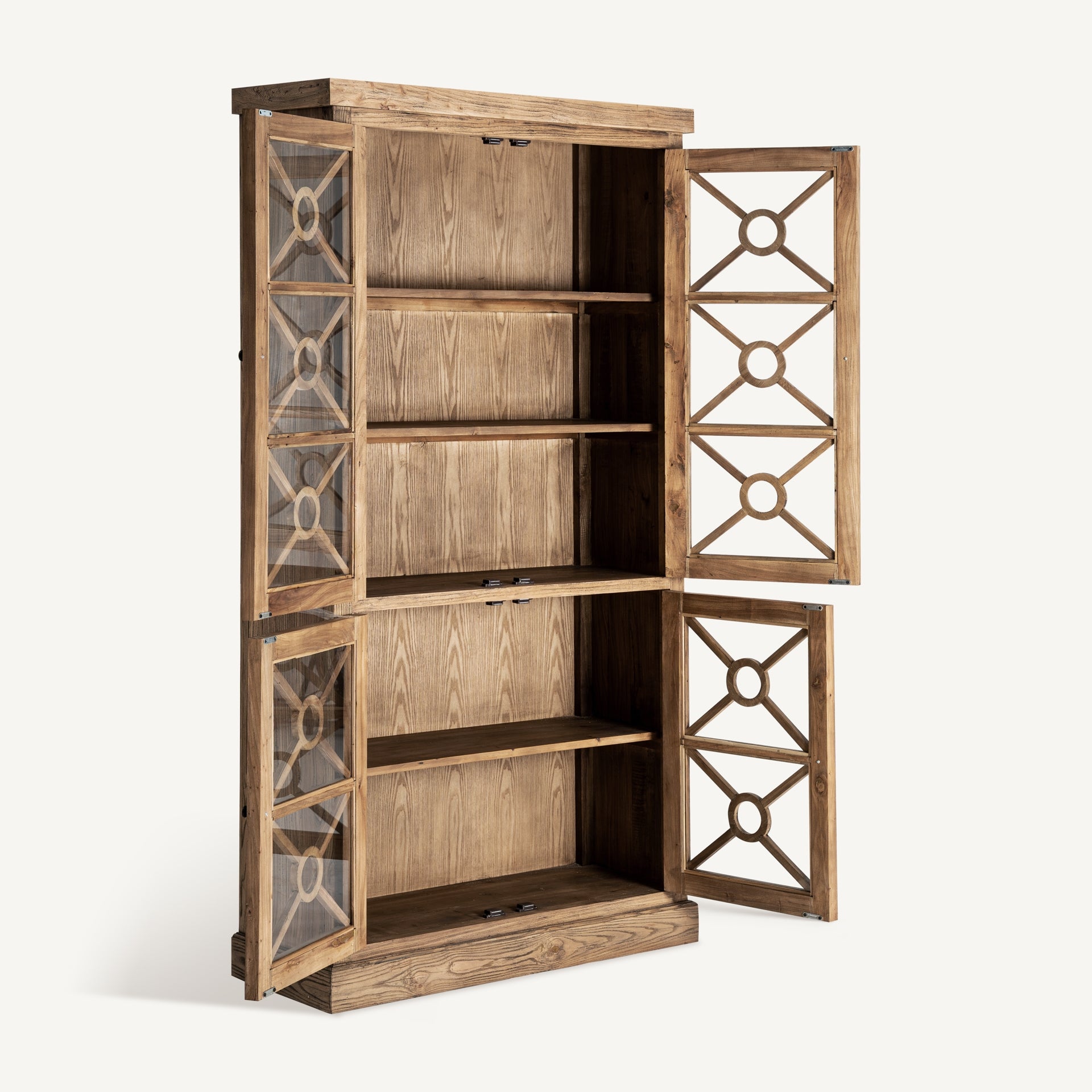 NORVIK Display Cabinet in Elm Wood