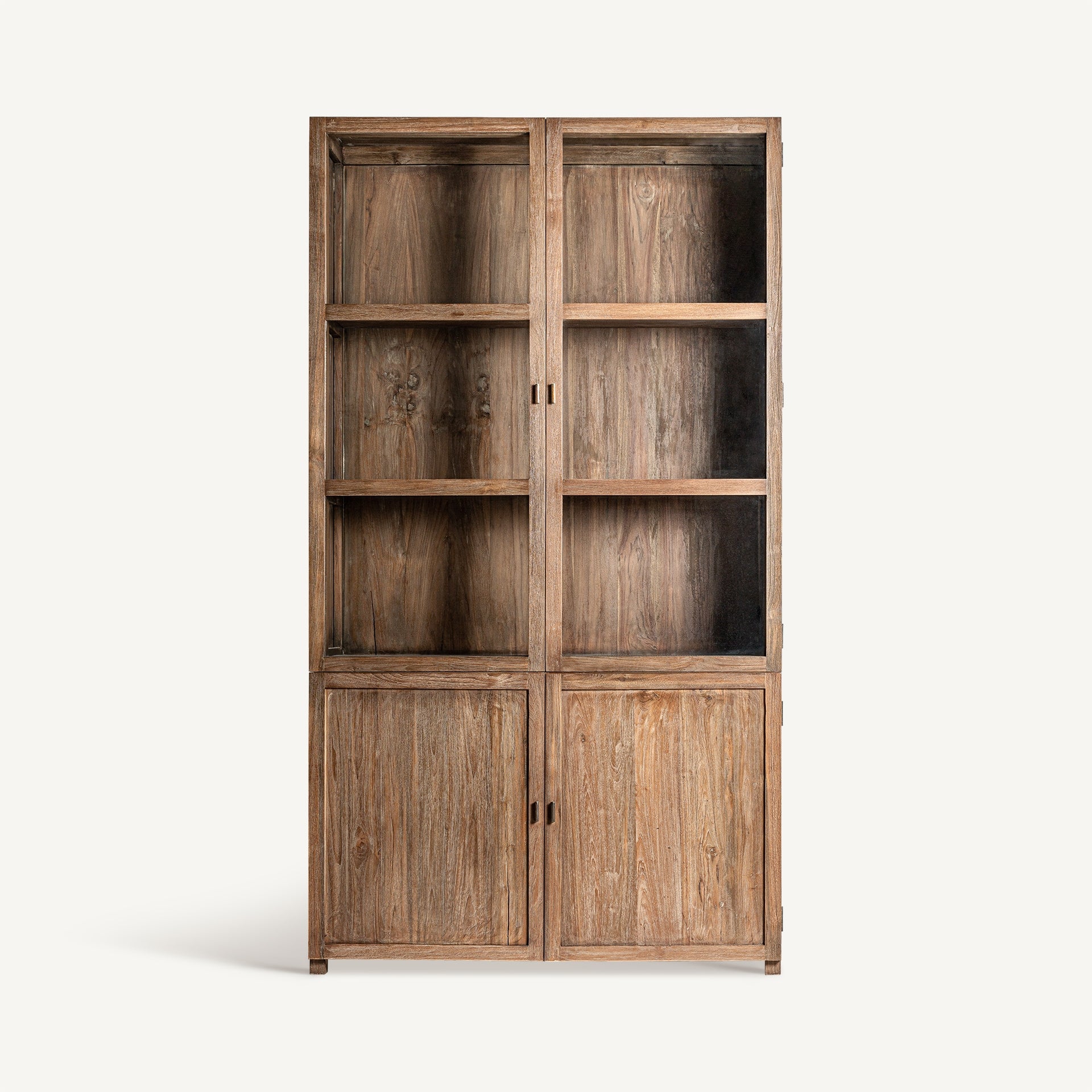 NYSTED Display Cabinet made of recycled teak wood