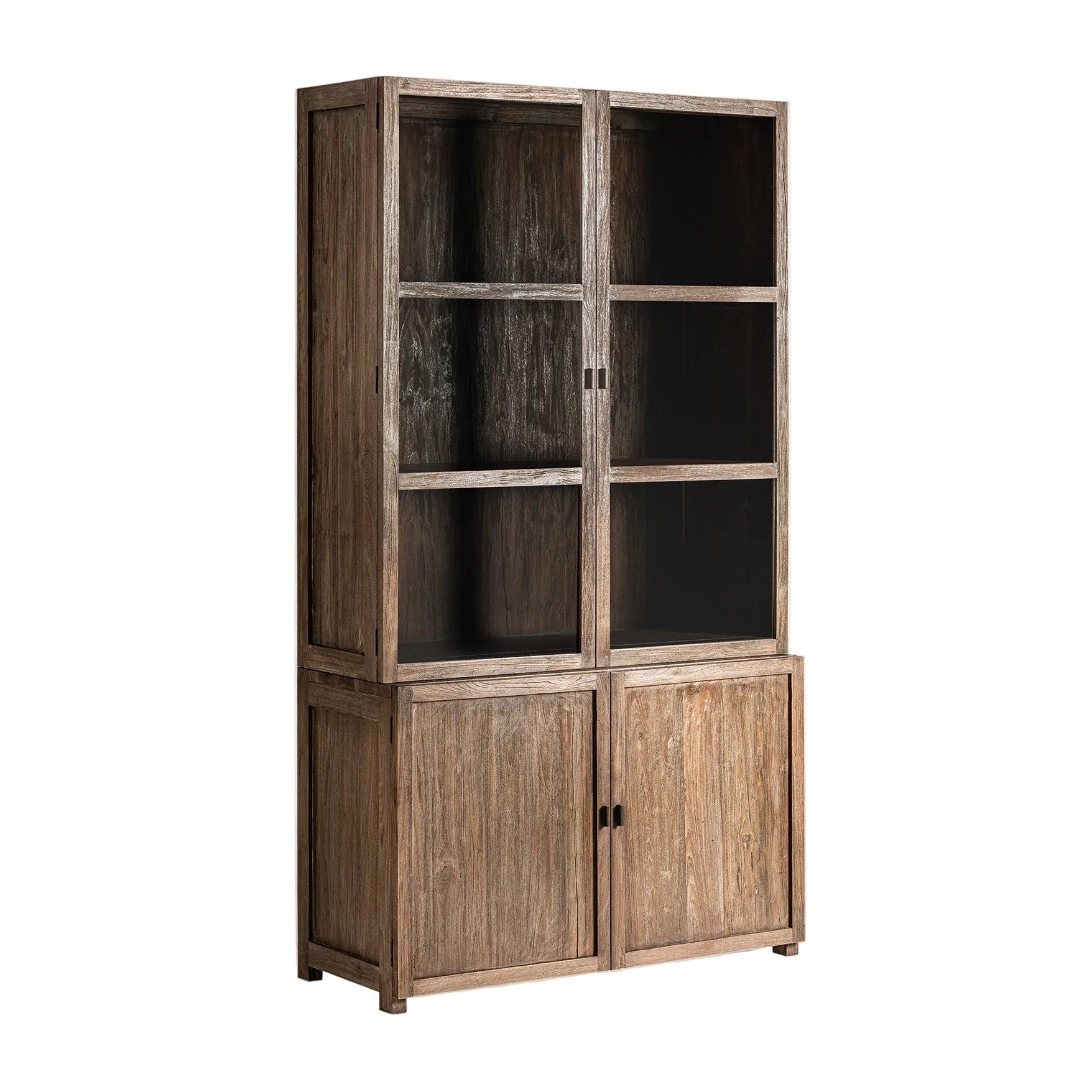 NYSTED Display Cabinet made of recycled teak wood