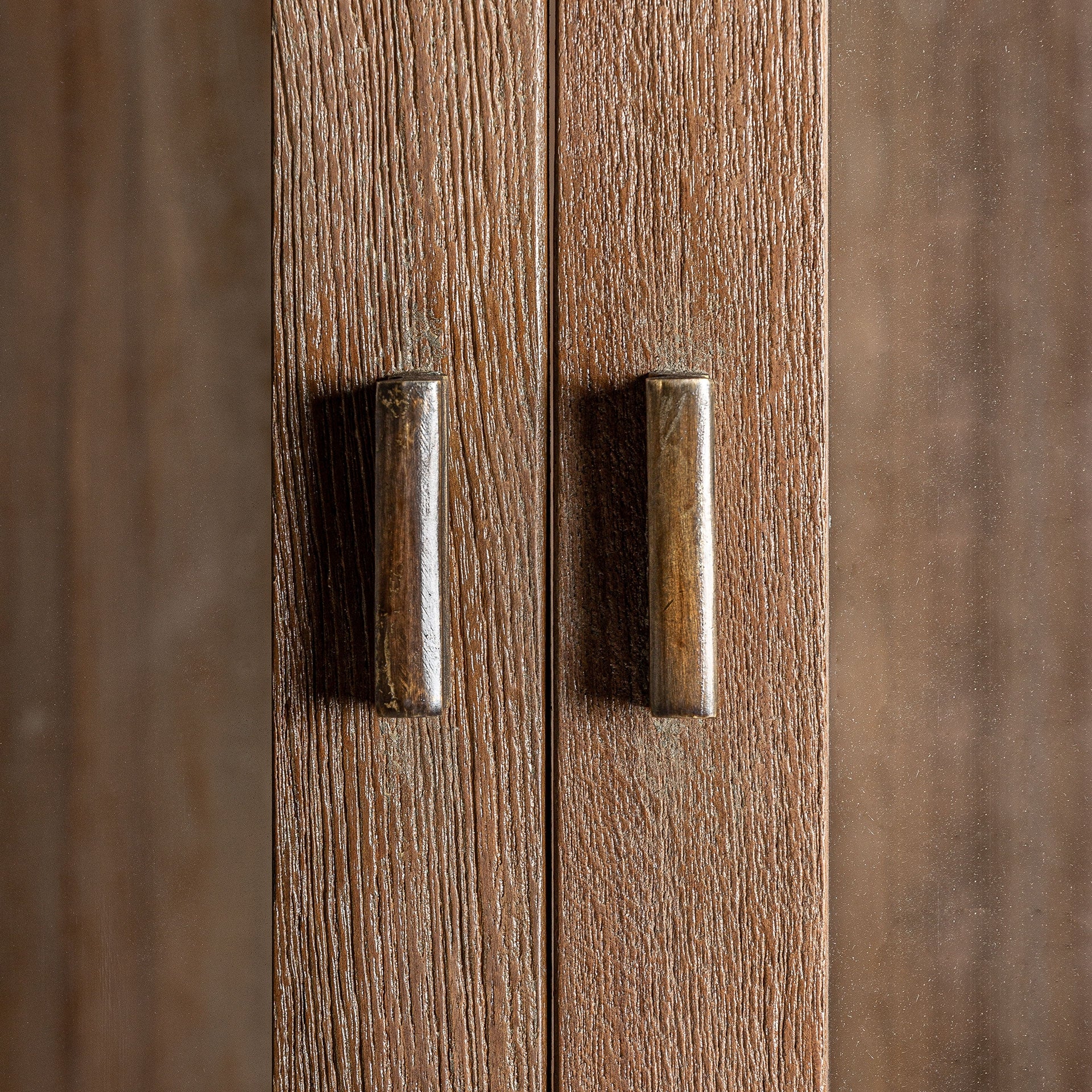 NYSTED Display Cabinet made of recycled teak wood