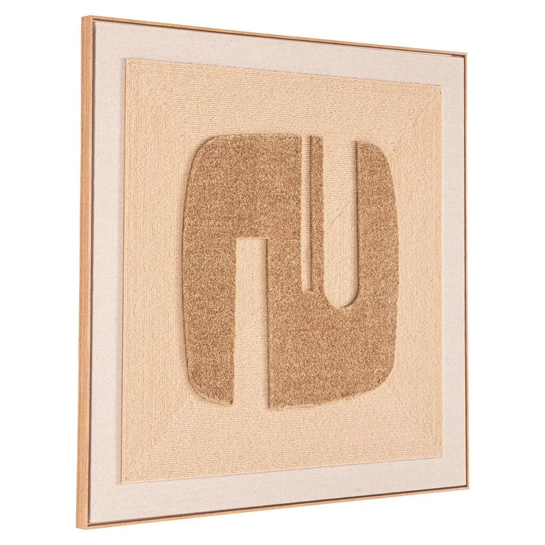 SEDA canvas with a brown pattern