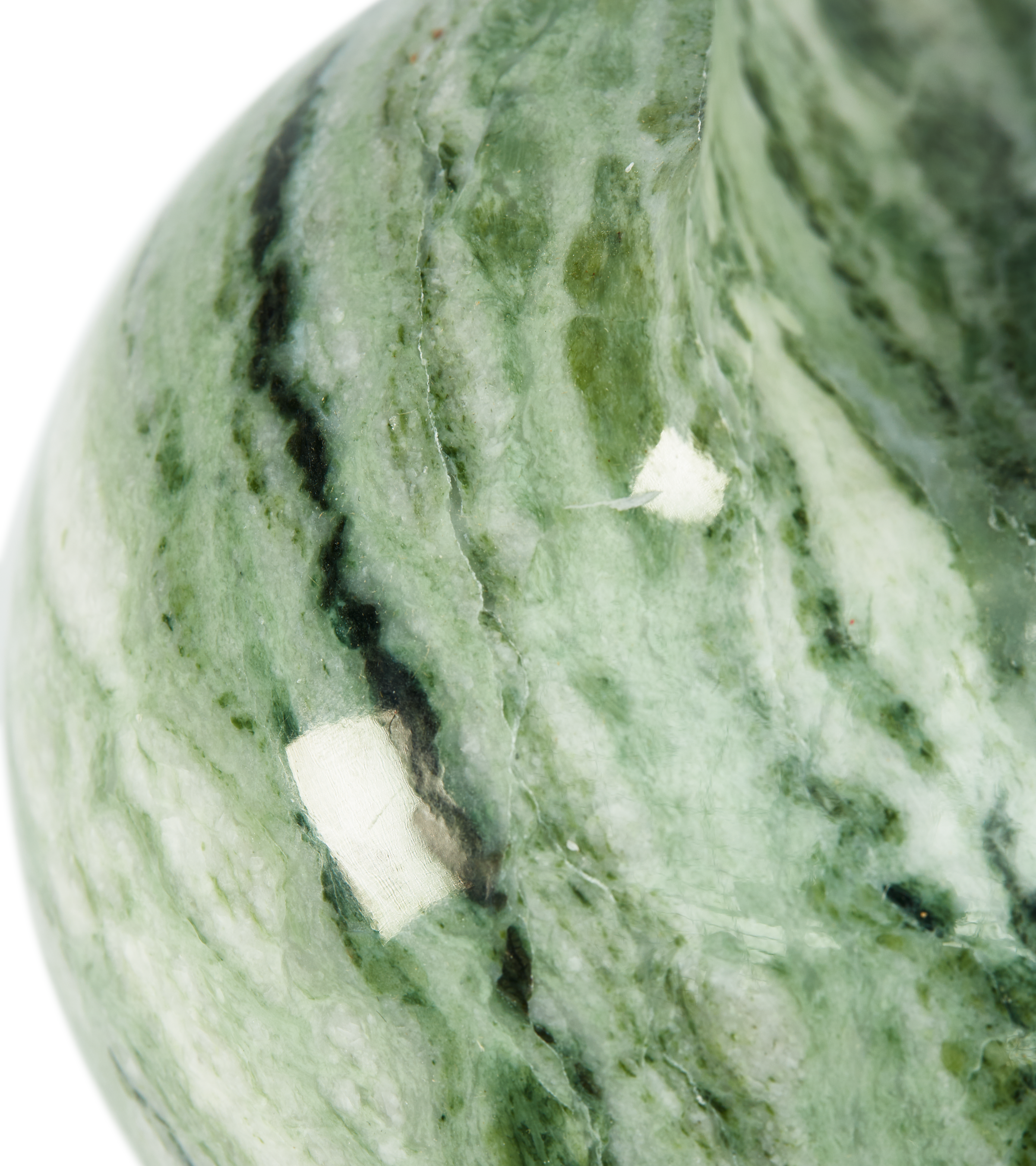 Svícen HERITAGE BELL tmavě zelený mramor