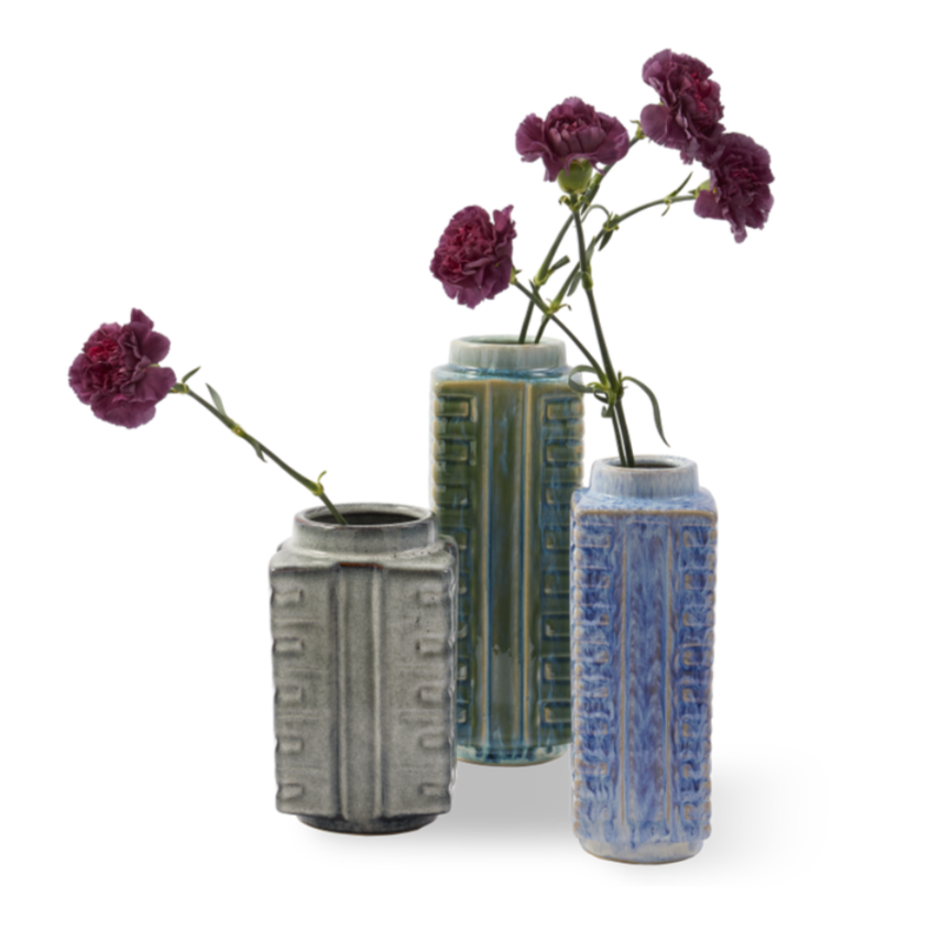 Sada váz MALÉ MĚSTO keramika