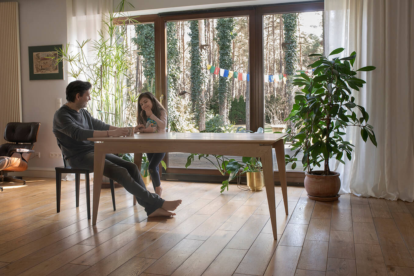 Stół rozkładany WIDEN dąb orzechowy