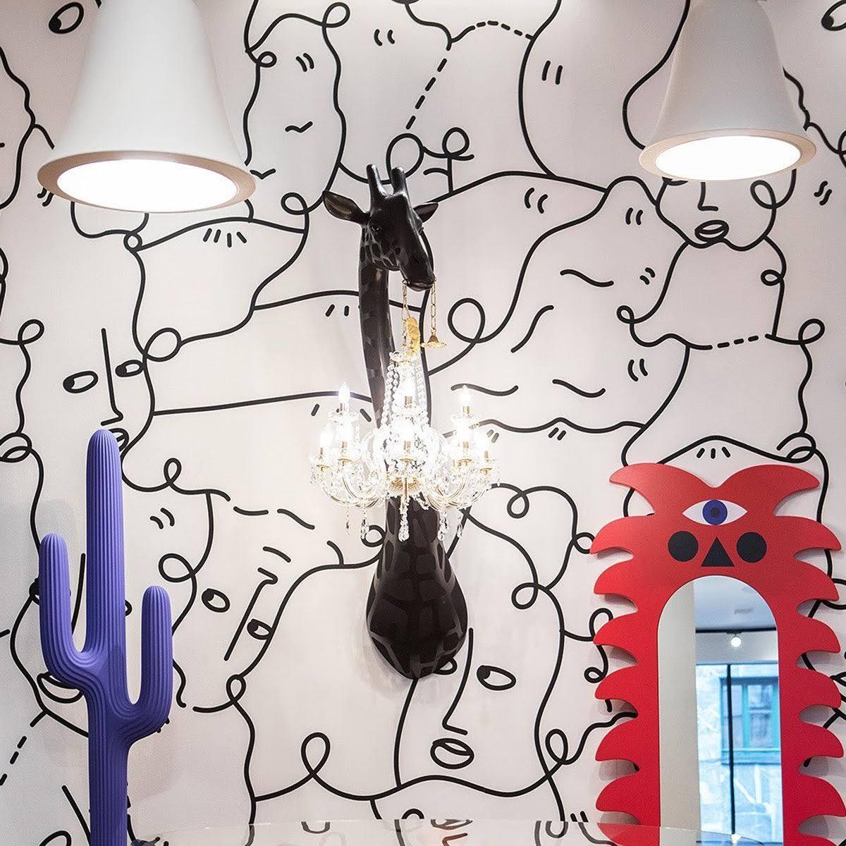 Wieszak SAGUARO fioletowy Qeeboo    Eye on Design