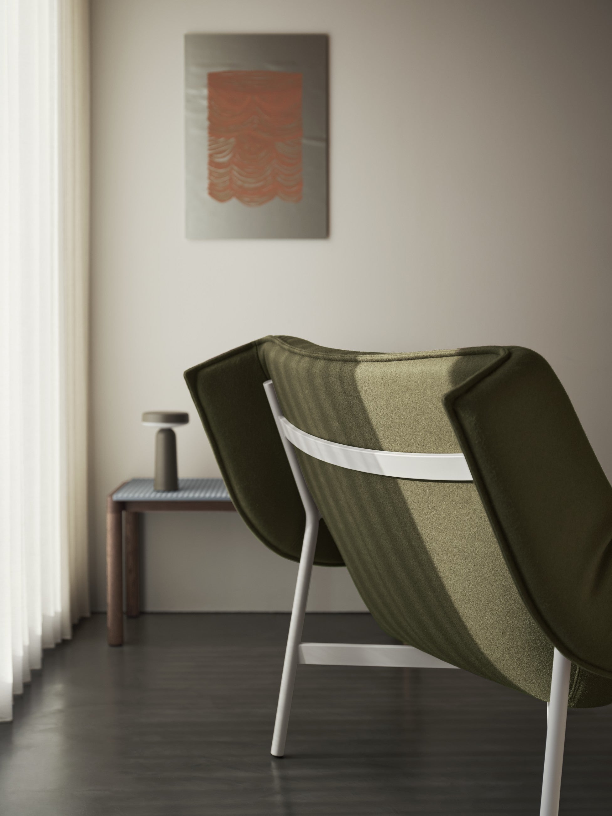 Přenosná venkovní lampa EASE taupe
