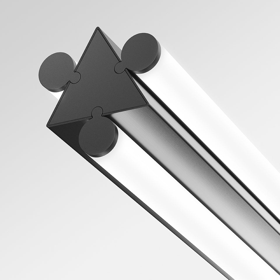 Závěsné svítidlo DREISPITZ HORIZONTAL černé