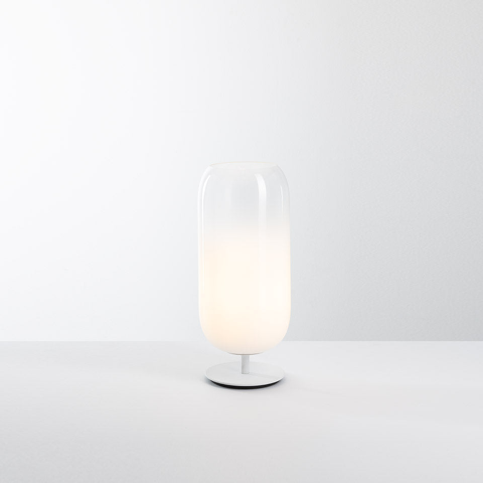 GOPLE table lamp white with white base