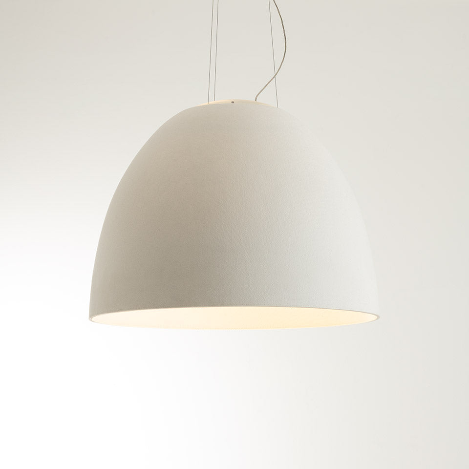 NUR ACOUSTIC pendant lamp white