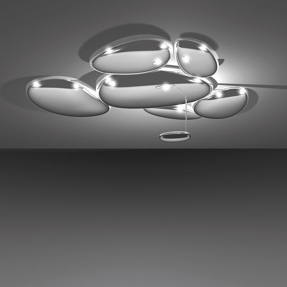 SKYDRO chrome ceiling lamp
