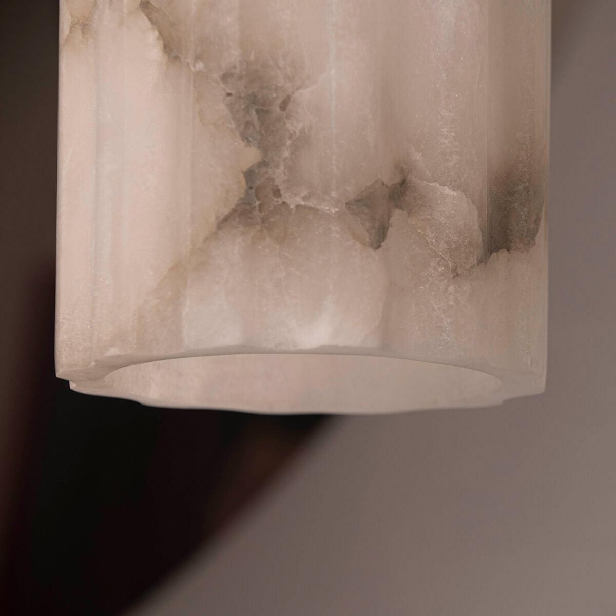 Żyrandol alabastrowy URANIA nikiel Embassy Interiors    Eye on Design