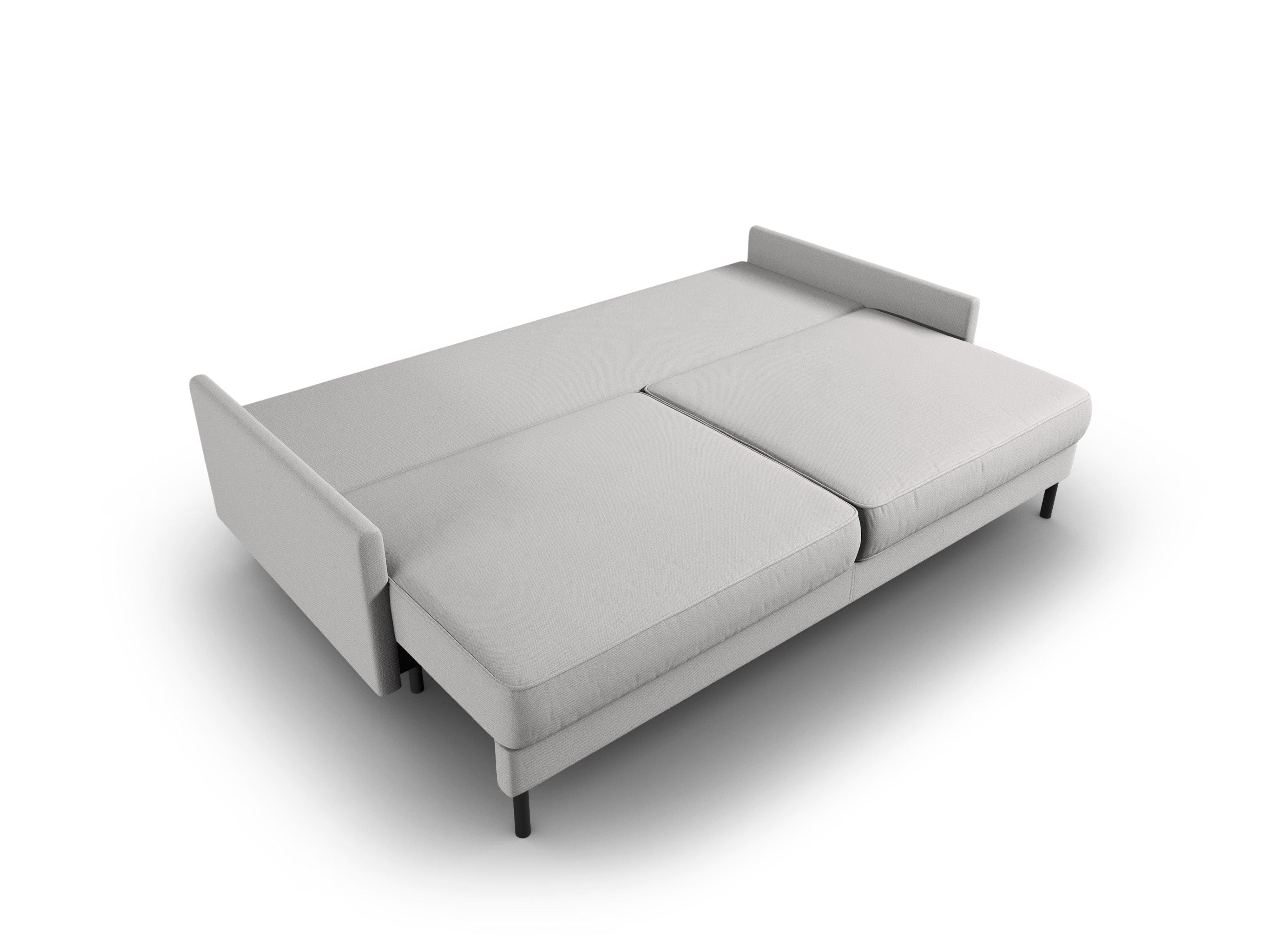 Sofa z funkcją spania SCOTT jasnoszary Micadoni    Eye on Design