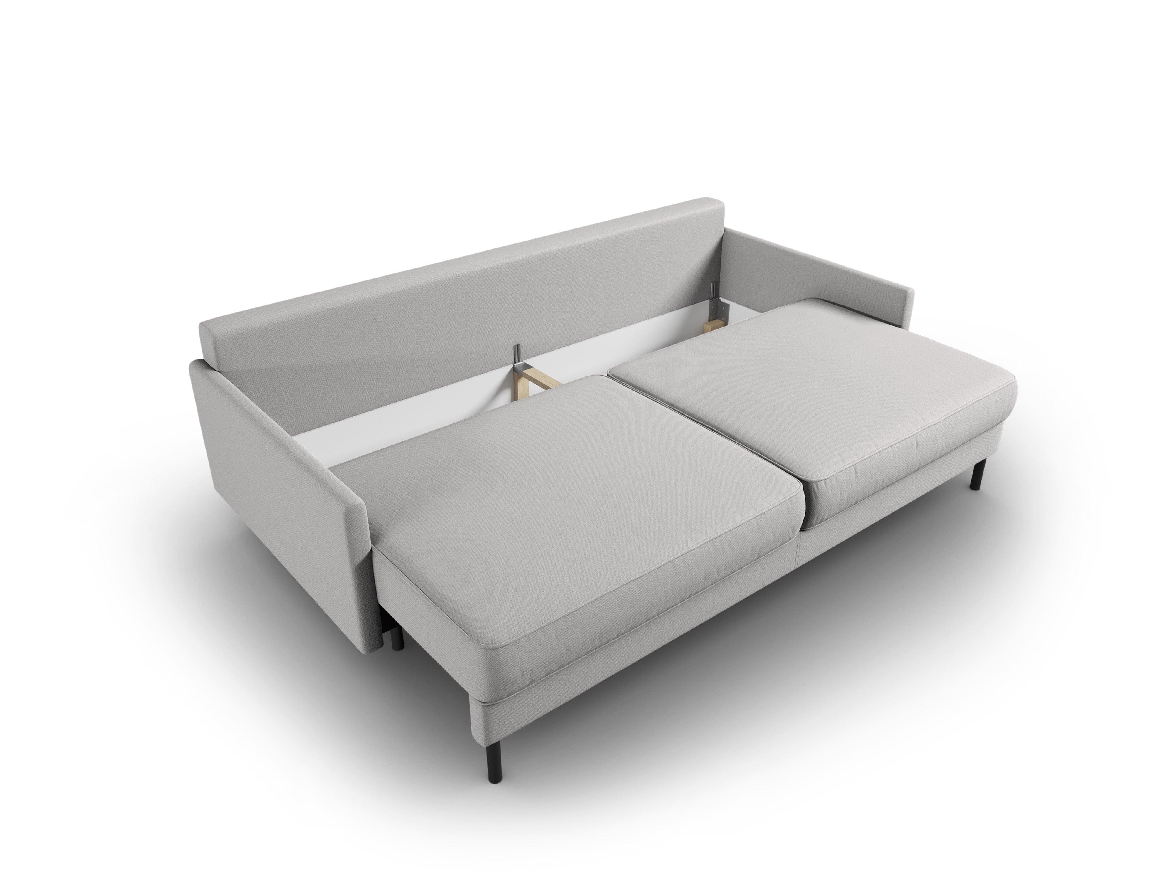 Sofa z funkcją spania SCOTT jasnoszary Micadoni    Eye on Design