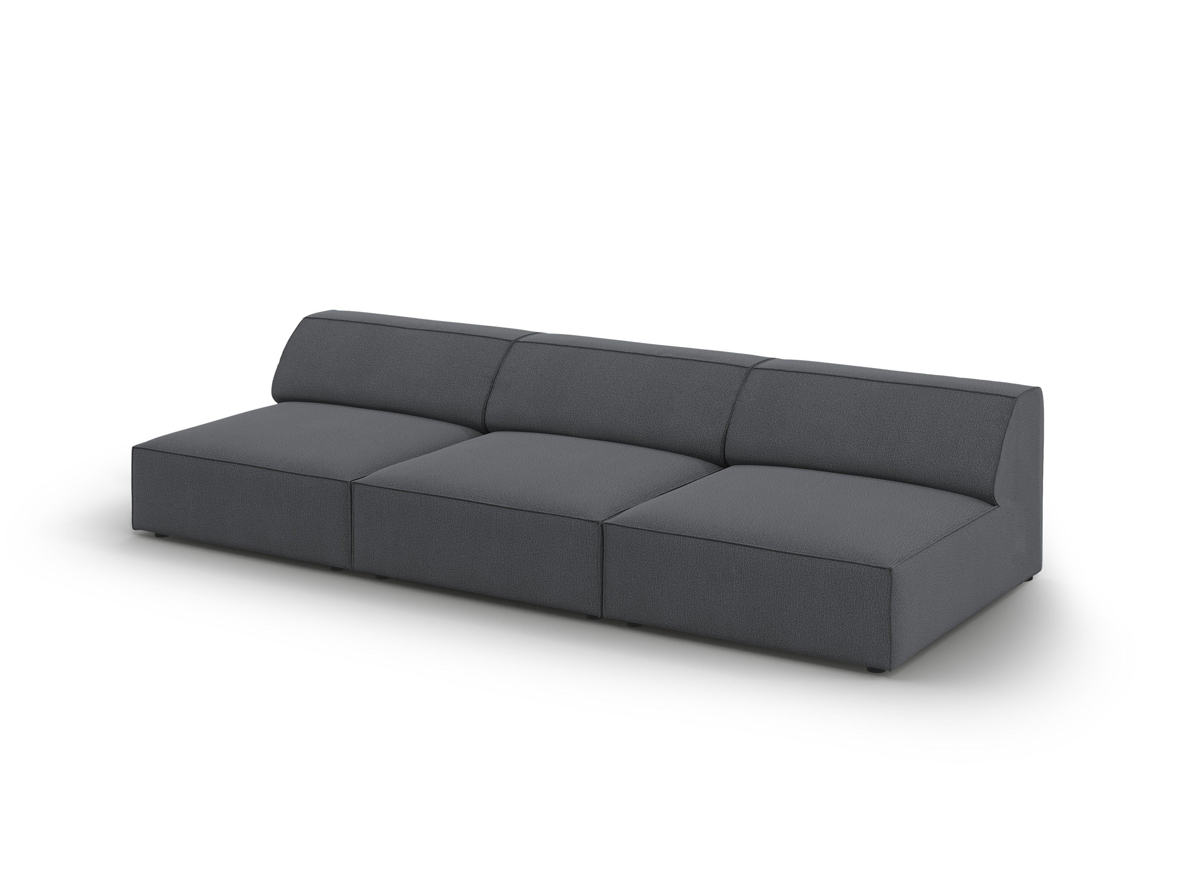 Sofa 3-osobowa otwarta JODIE ciemnoszary Micadoni    Eye on Design