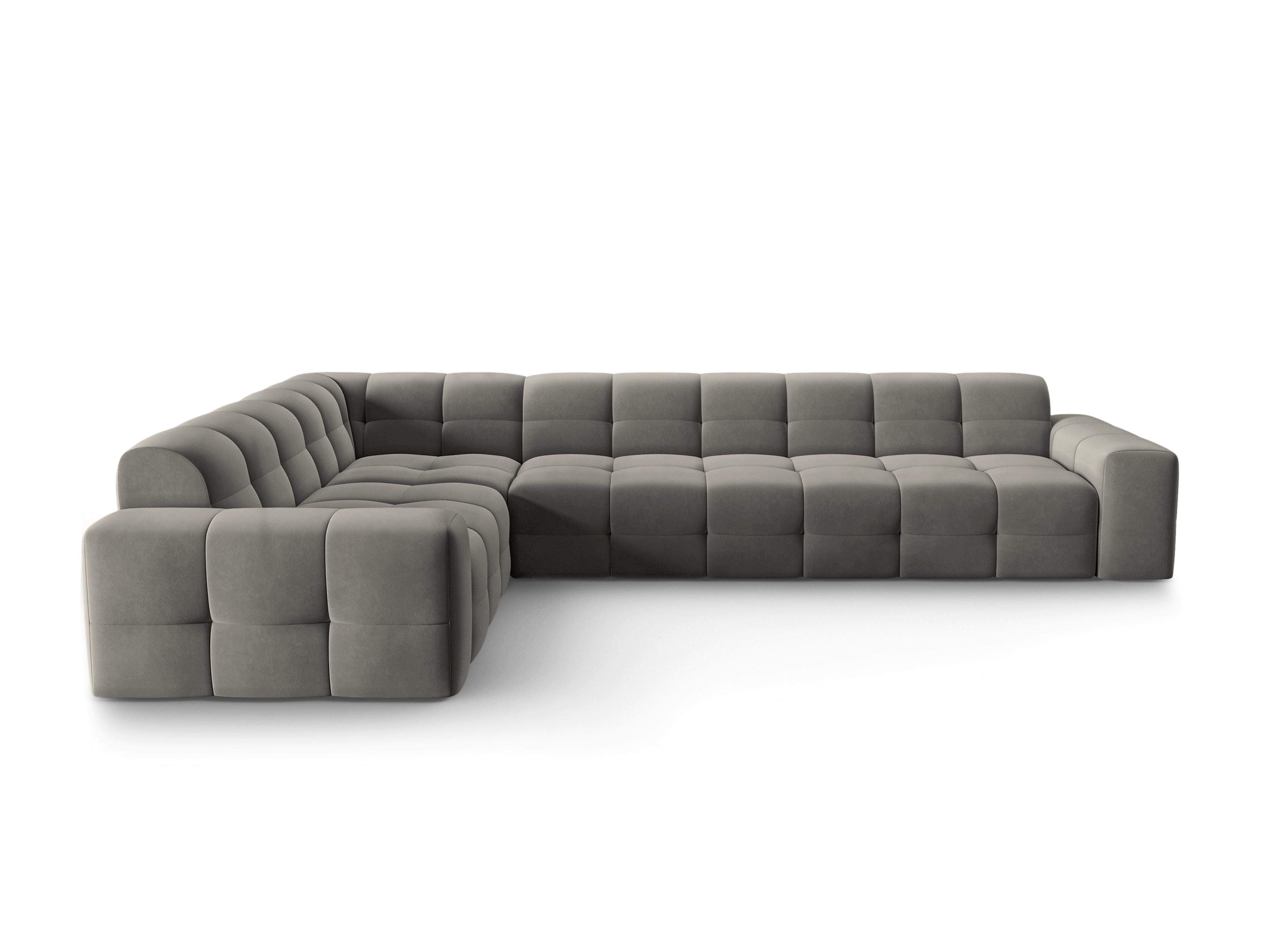 Narożnik lewostronny 6-osobowy KENDAL szary Micadoni    Eye on Design