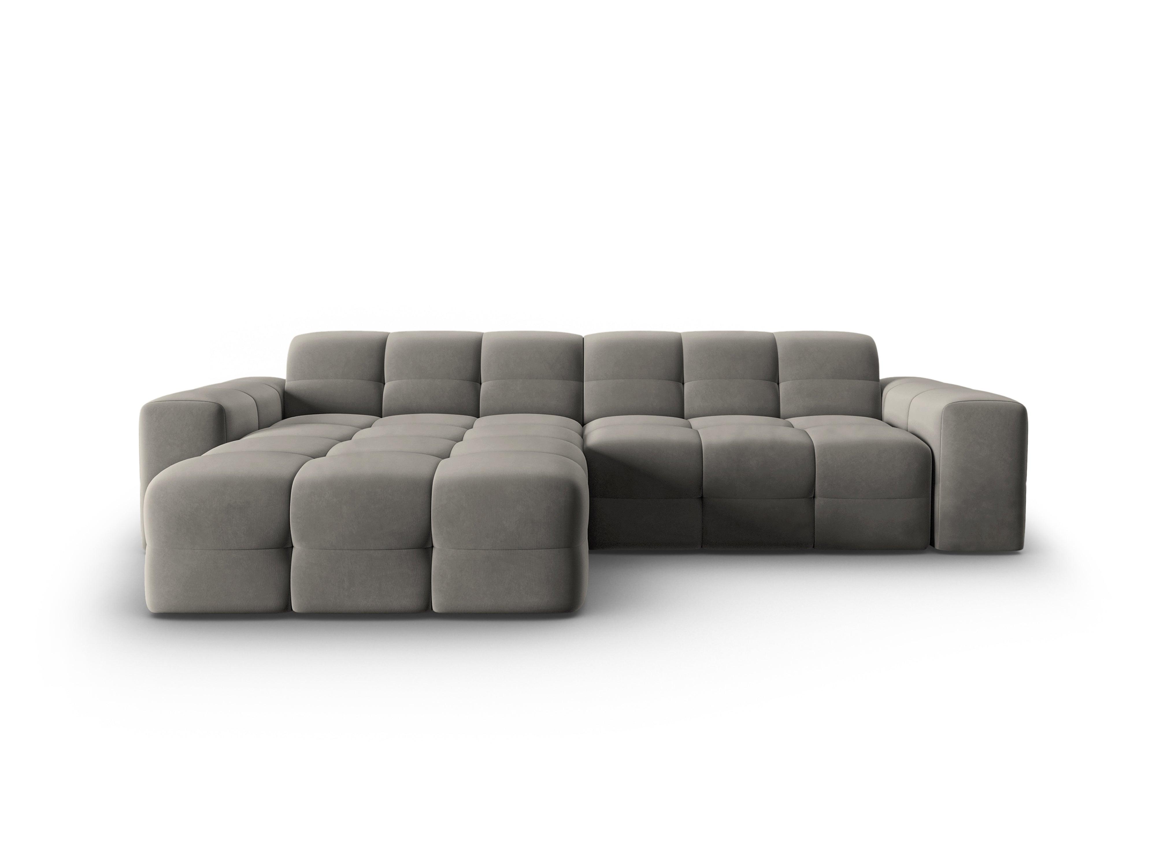 Narożnik lewostronny 4-osobowy KENDAL szary Micadoni    Eye on Design