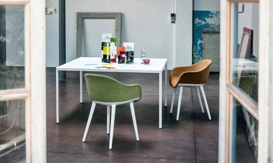 Krzesło CYBORG LADY czarny skóra Magis    Eye on Design